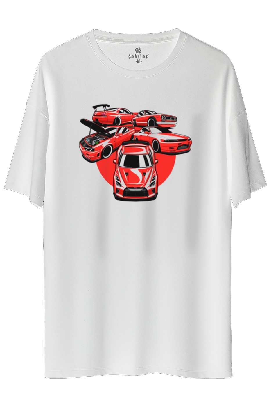Nissan Jdm Baskılı Oversize Tişört