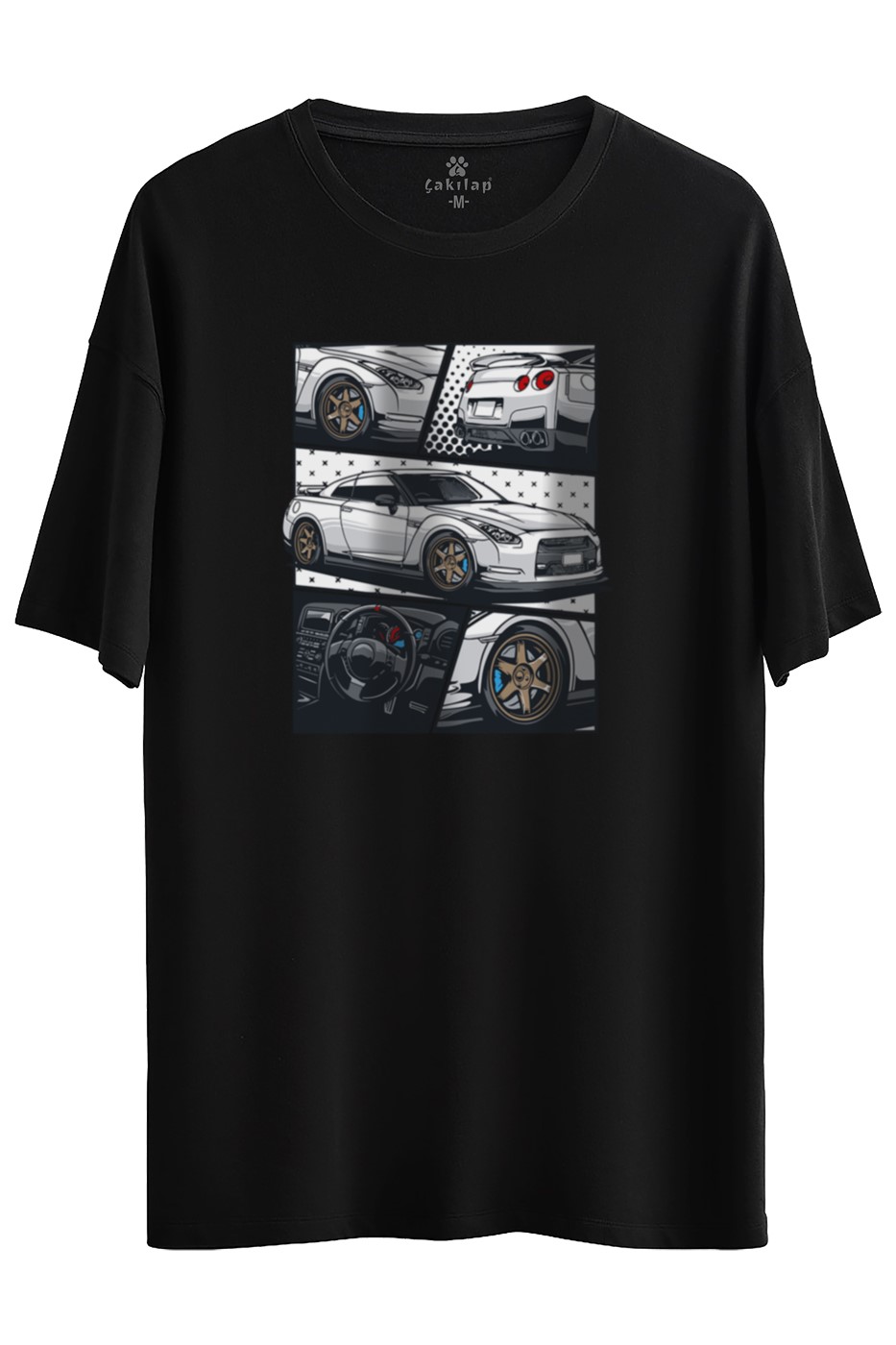 Nissan Gt-r35 Baskılı Oversize Tişört