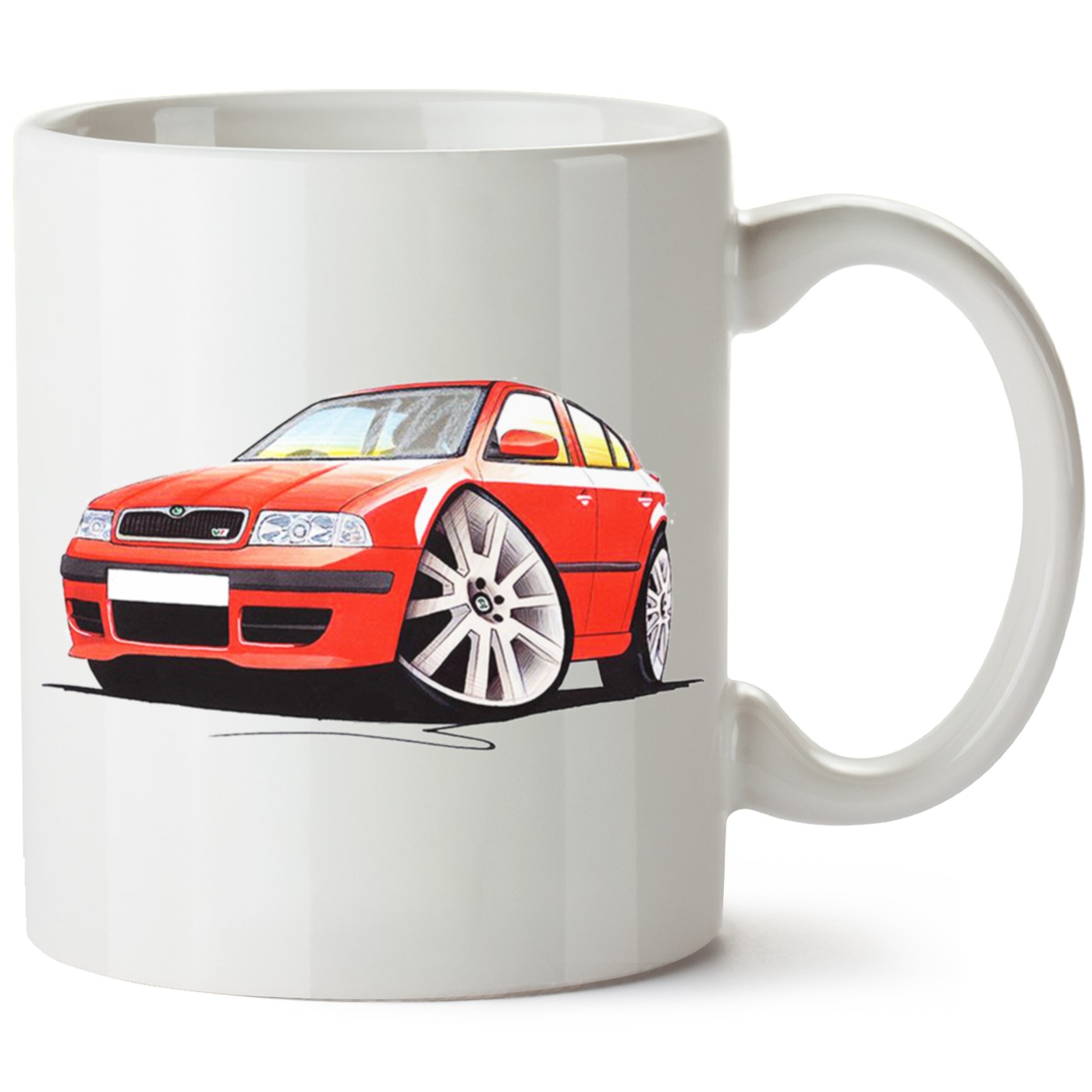 Skoda OctaviaA4 Baskılı Porselen Kupa Bardak