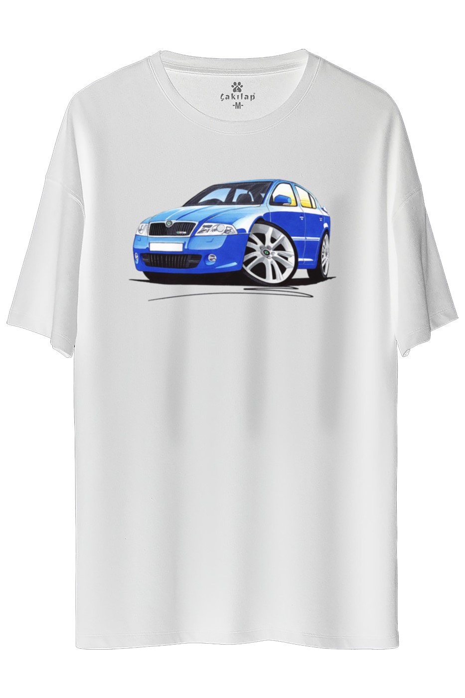 Skoda OctaviaA5 Baskılı Oversize Tişört