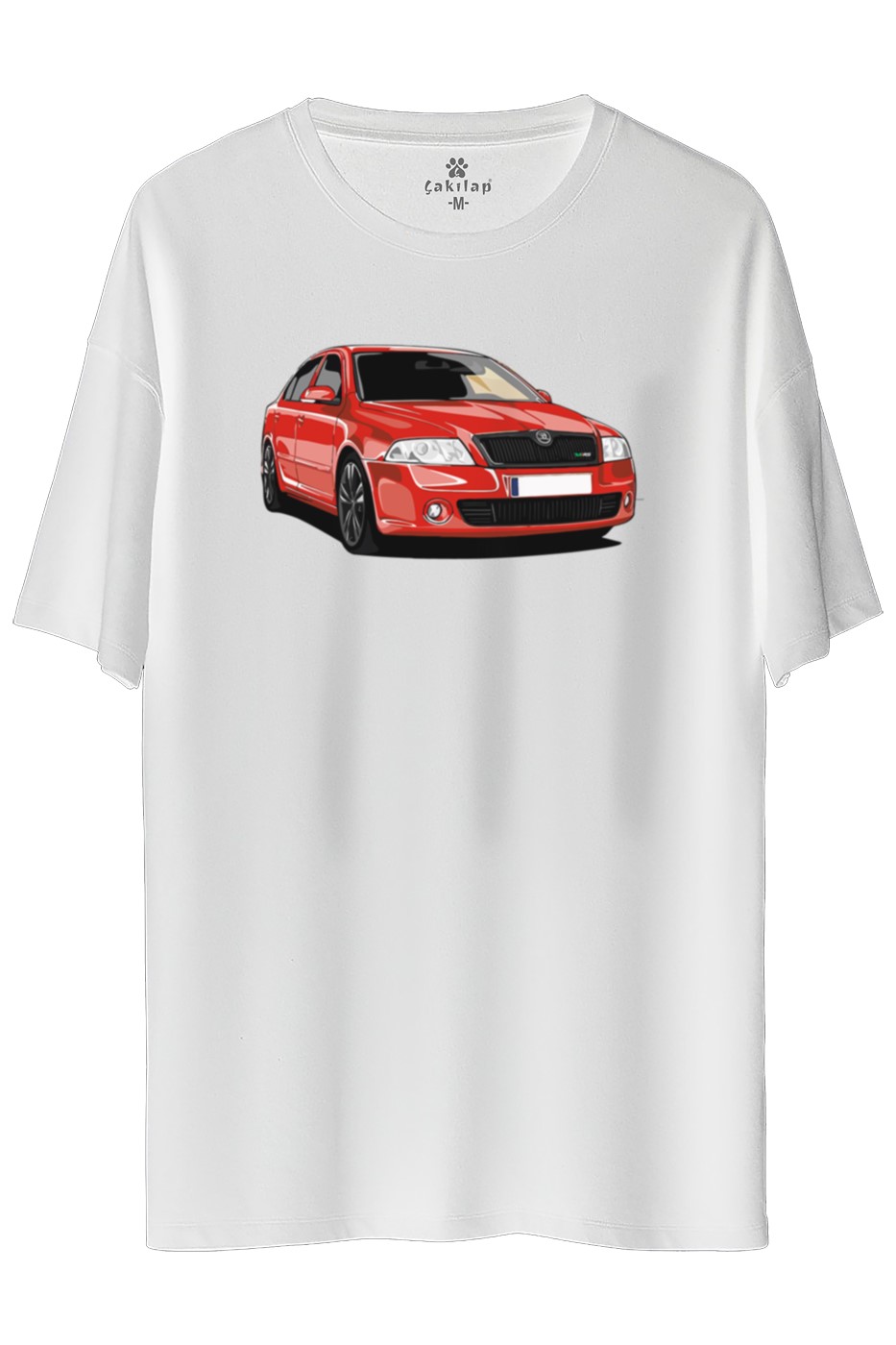 Skoda OctaviaA5 Baskılı Oversize Tişört
