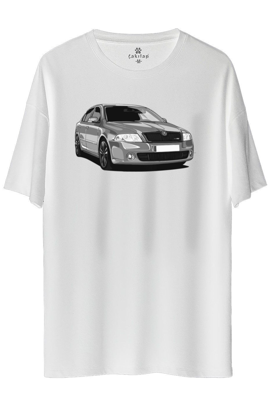 Skoda OctaviaA5 Baskılı Oversize Tişört