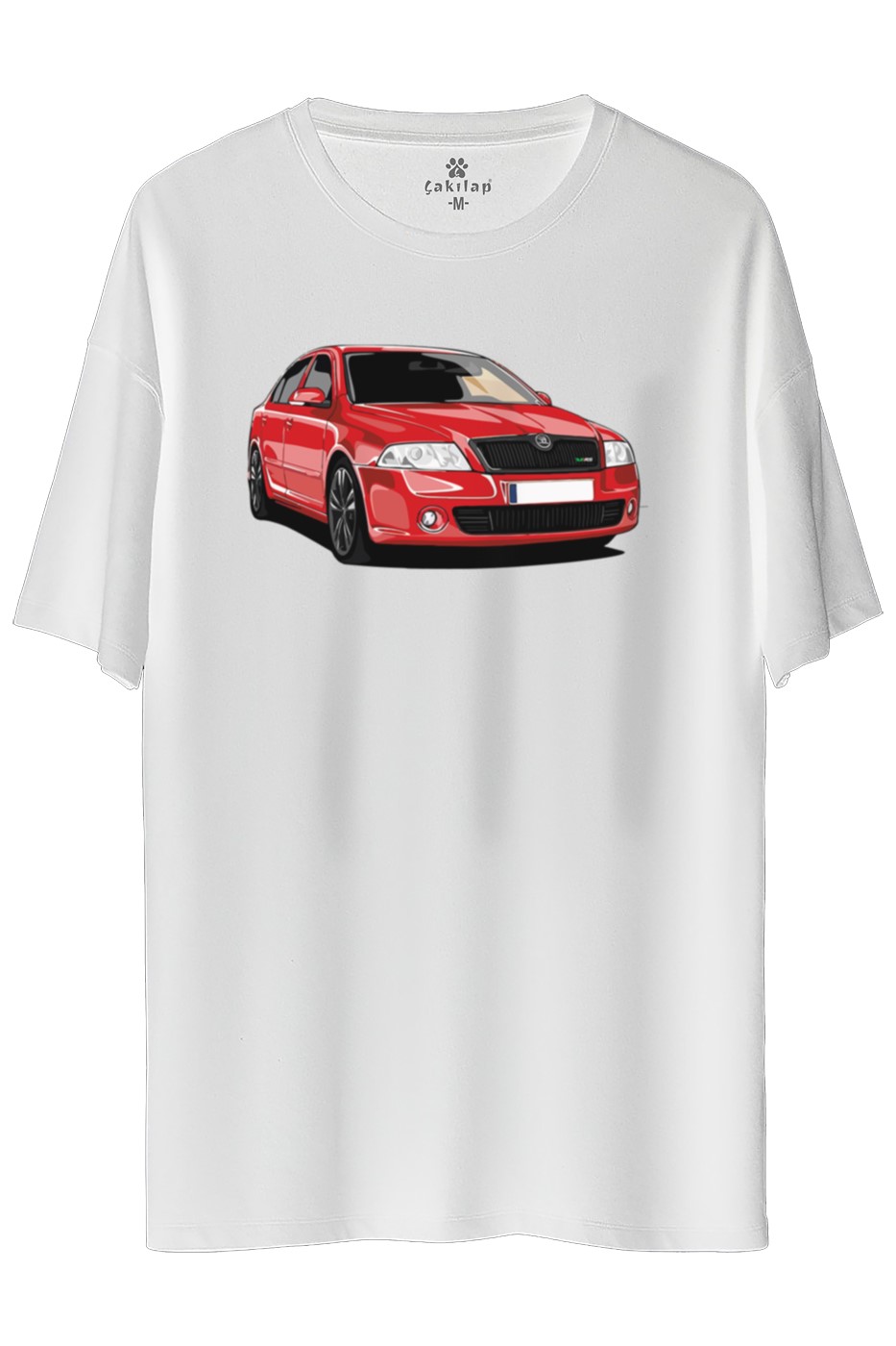 Skoda OctaviaA5 Baskılı Oversize Tişört