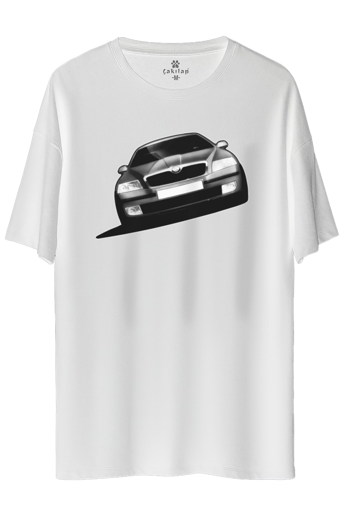 Skoda OctaviaA5 Baskılı Oversize Tişört