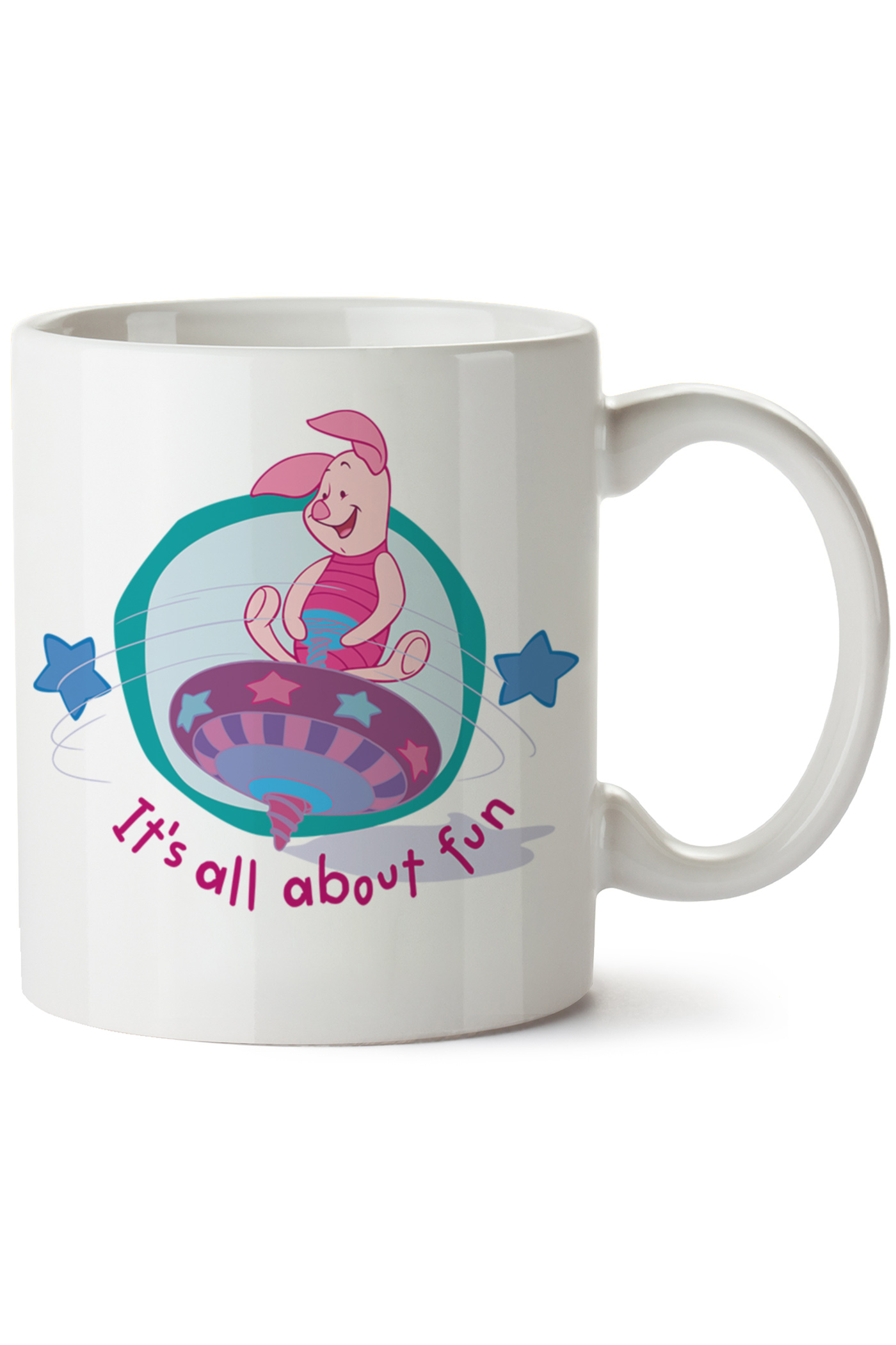 Piglet Baskılı Porselen Kupa Bardak