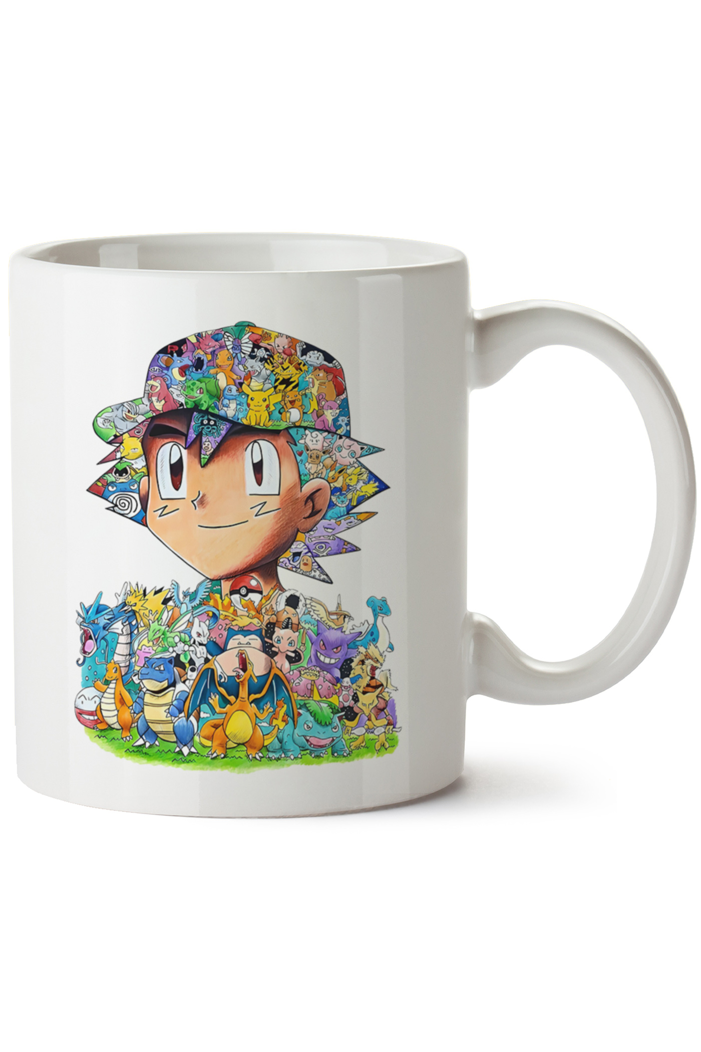 Pokemon Baskılı Porselen Kupa Bardak