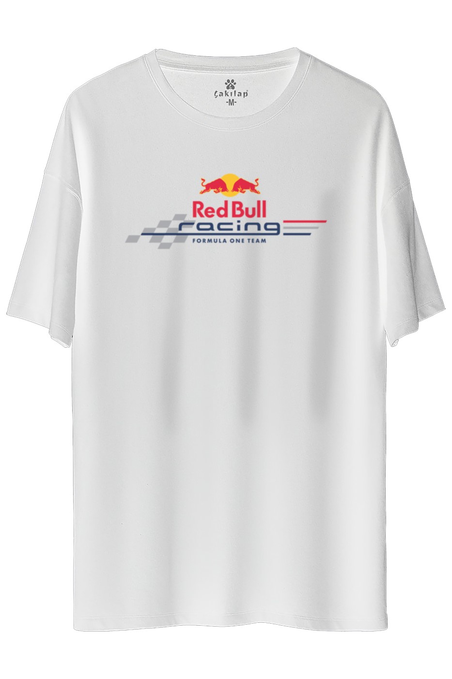 Redbull Racing Baskılı Oversize Tişört