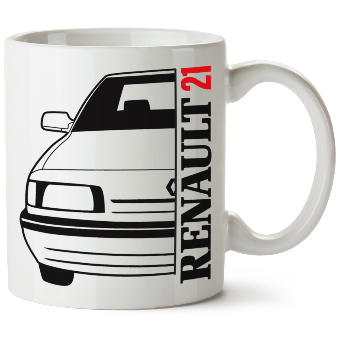 Renault 21 Baskılı Porselen Kupa Bardak