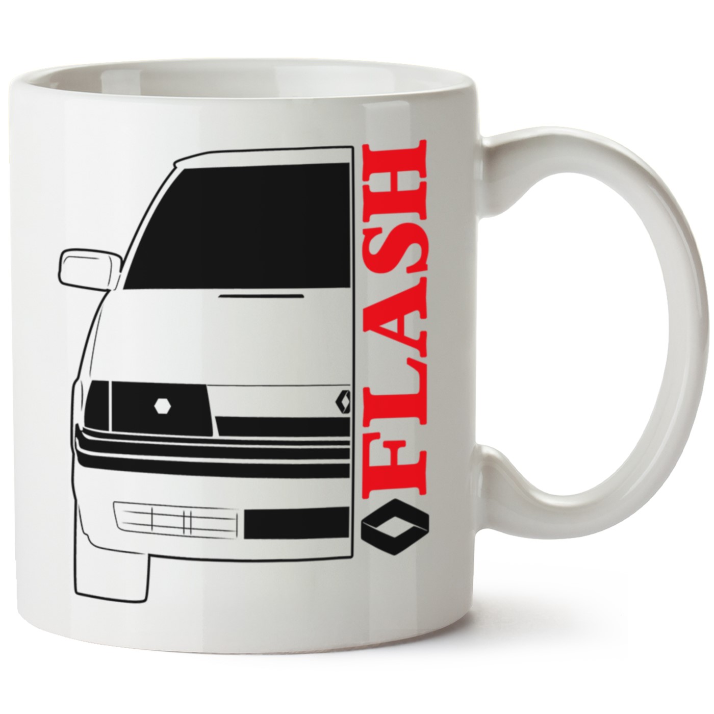 Renault Flash Baskılı Porselen Kupa Bardak