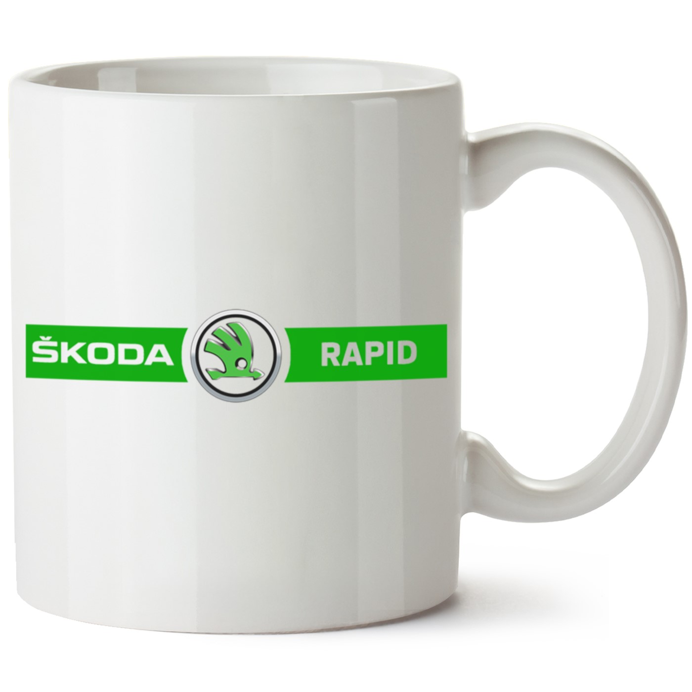 Skoda Rapid Logo Baskılı Porselen Kupa Bardak