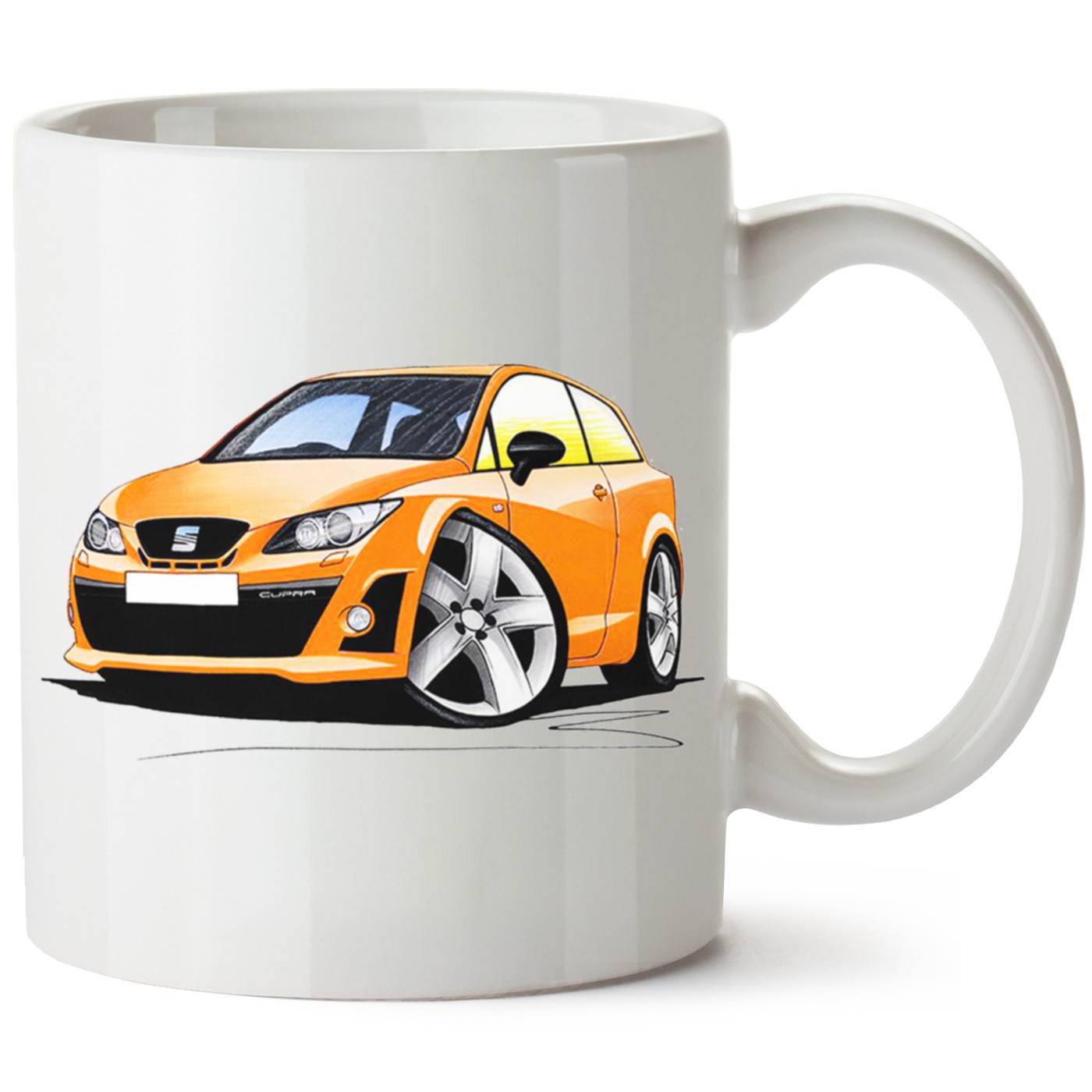 Seat İbiza Baskılı Porselen Kupa Bardak