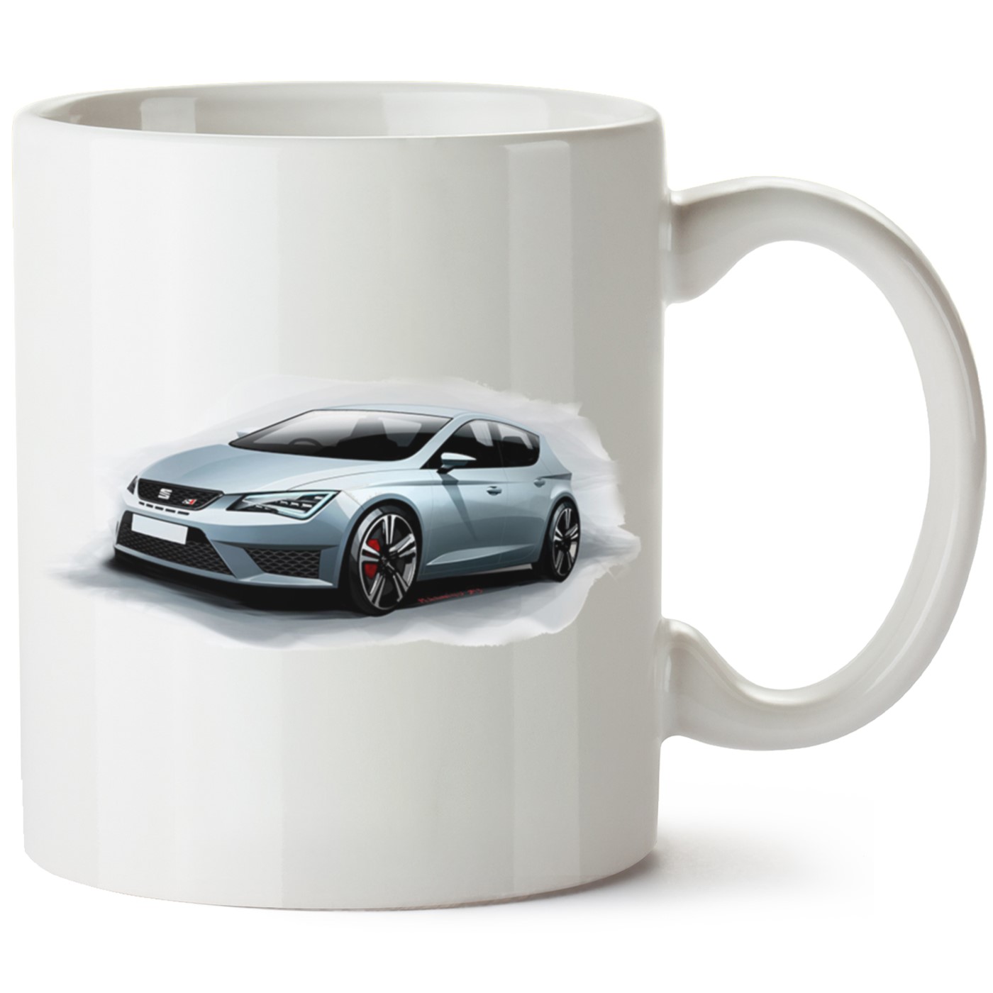 Seat Leon Mk3 Baskılı Porselen Kupa Bardak