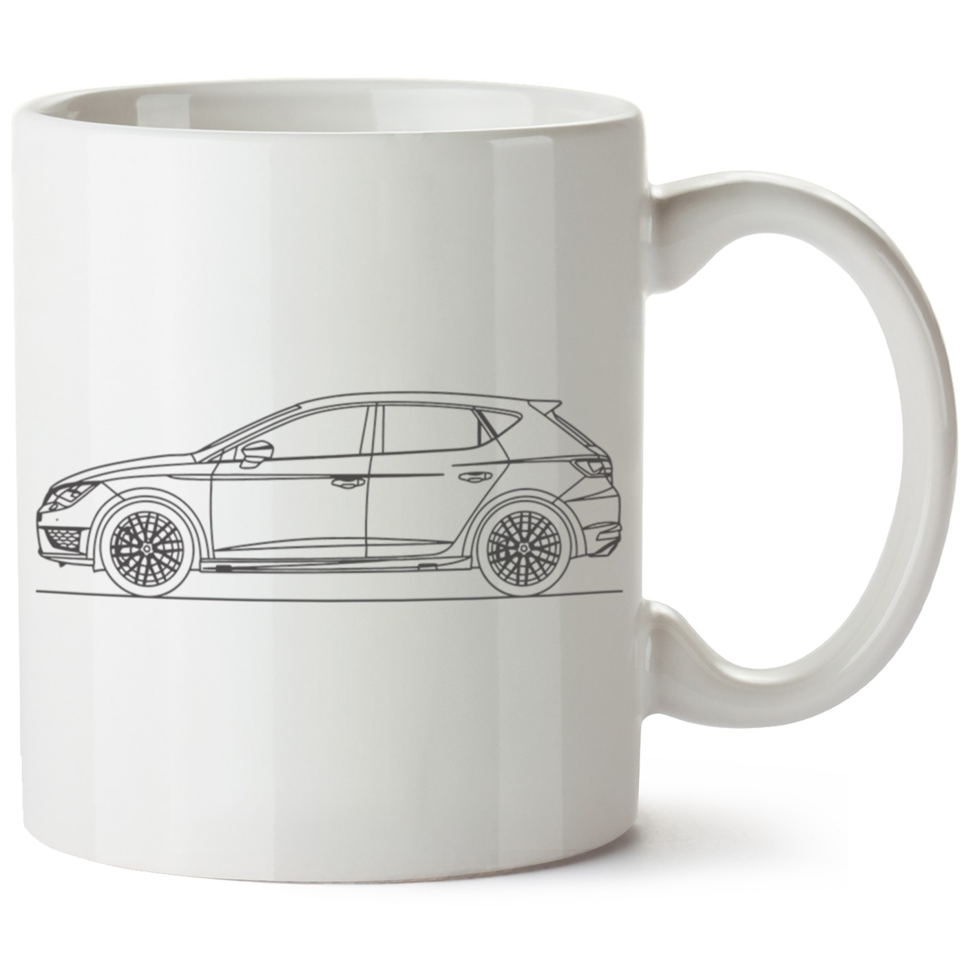 Seat Leon Mk3 Baskılı Porselen Kupa Bardak