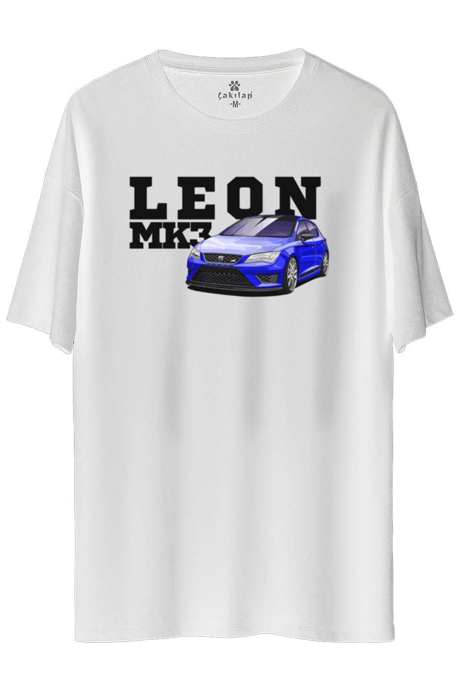 Seat Leon Mk3 Baskılı Oversize Tişört