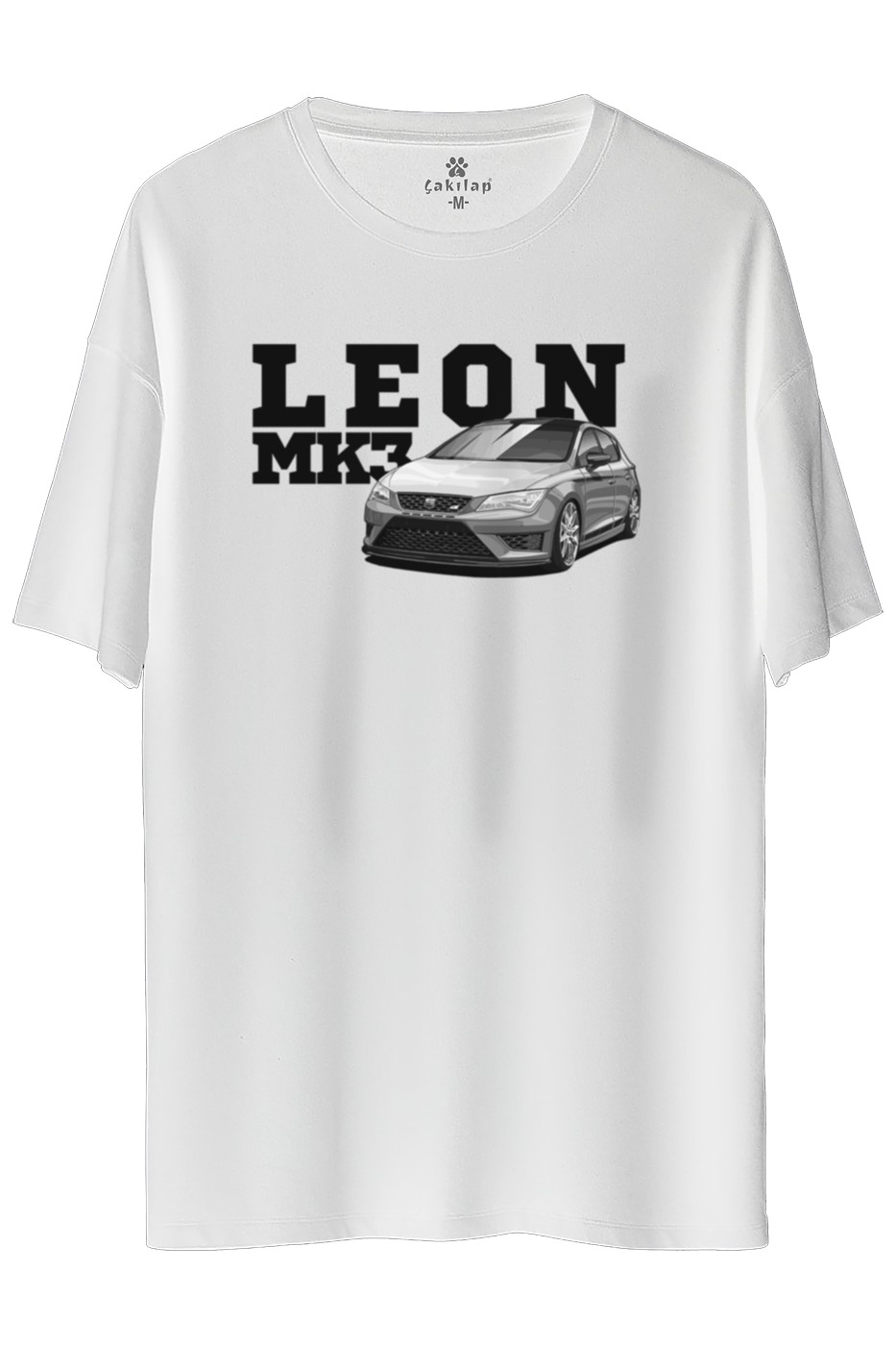 Seat Leon Mk3 Baskılı Oversize Tişört