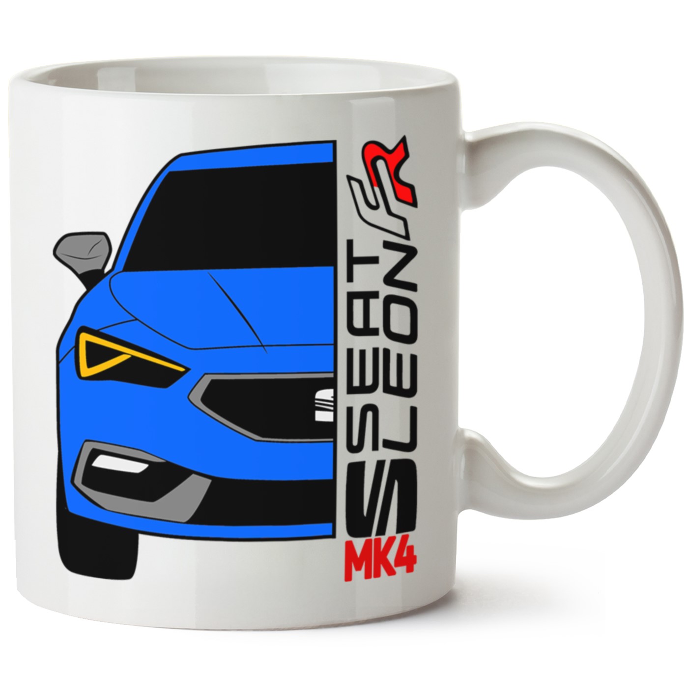 Seat Leon Mk4 Baskılı Porselen Kupa Bardak