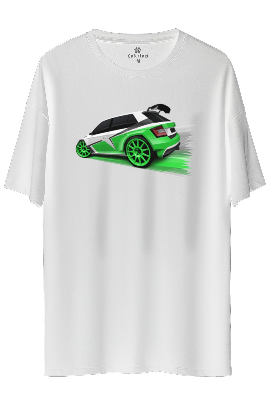 Skoda Fabia3 Baskılı Oversize Tişört