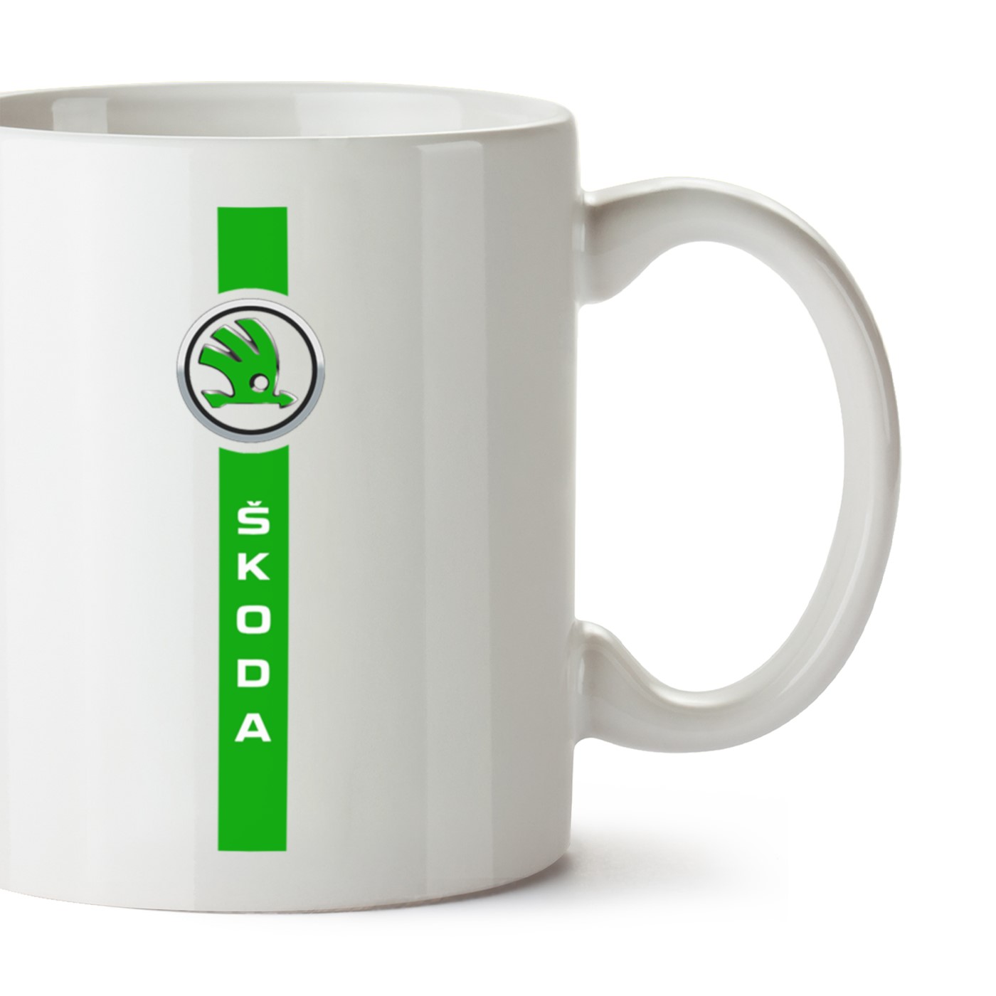 Skoda Logo Baskılı Porselen Kupa Bardak