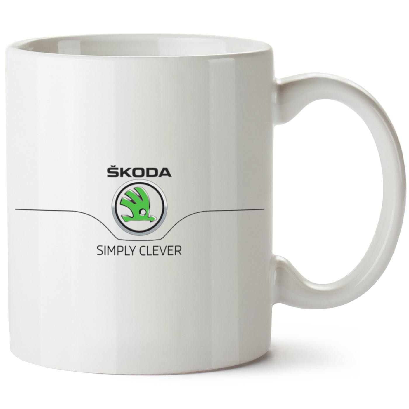 Skoda Logo Baskılı Porselen Kupa Bardak