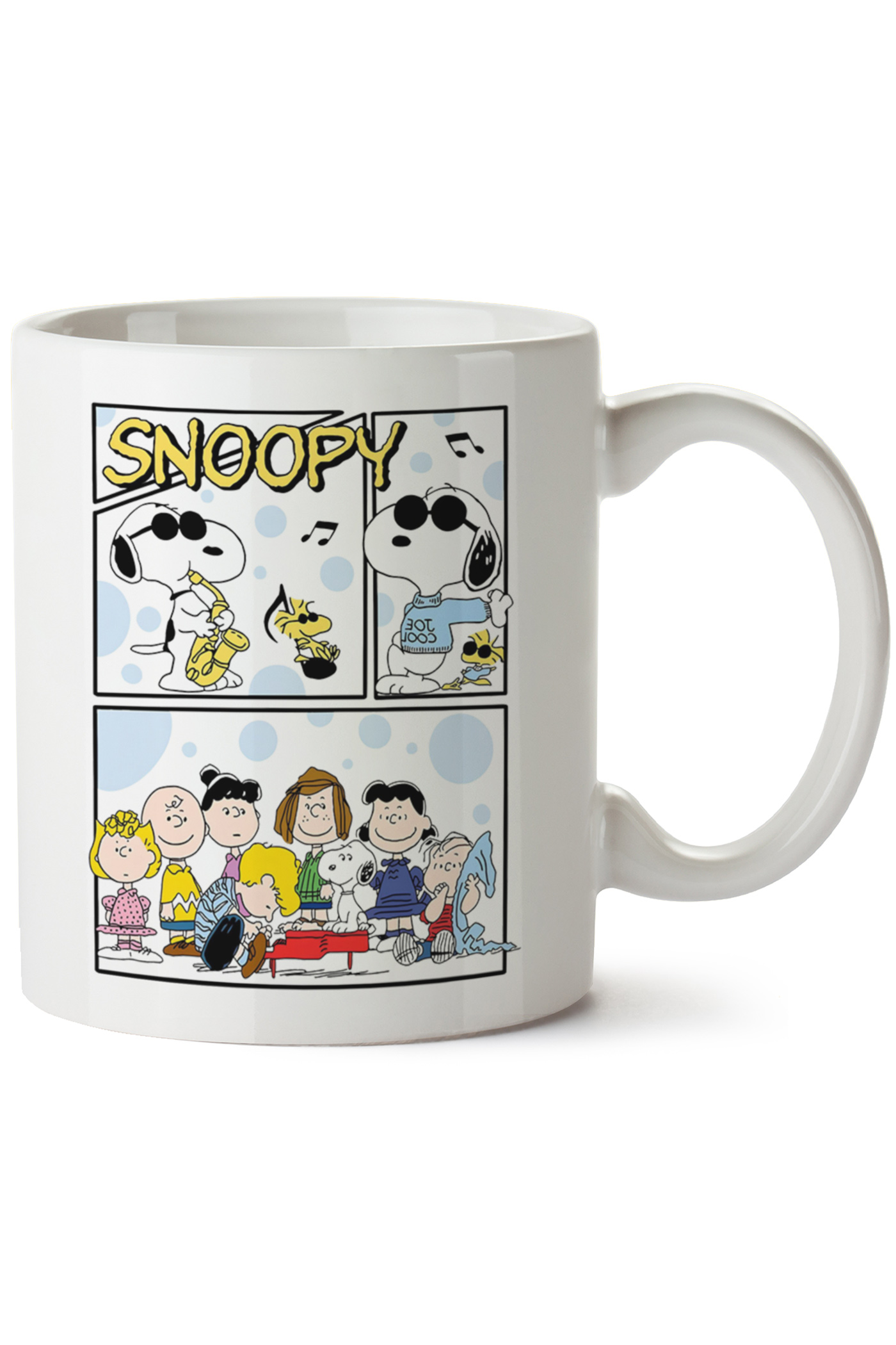 Snoopy Baskılı Porselen Kupa Bardak