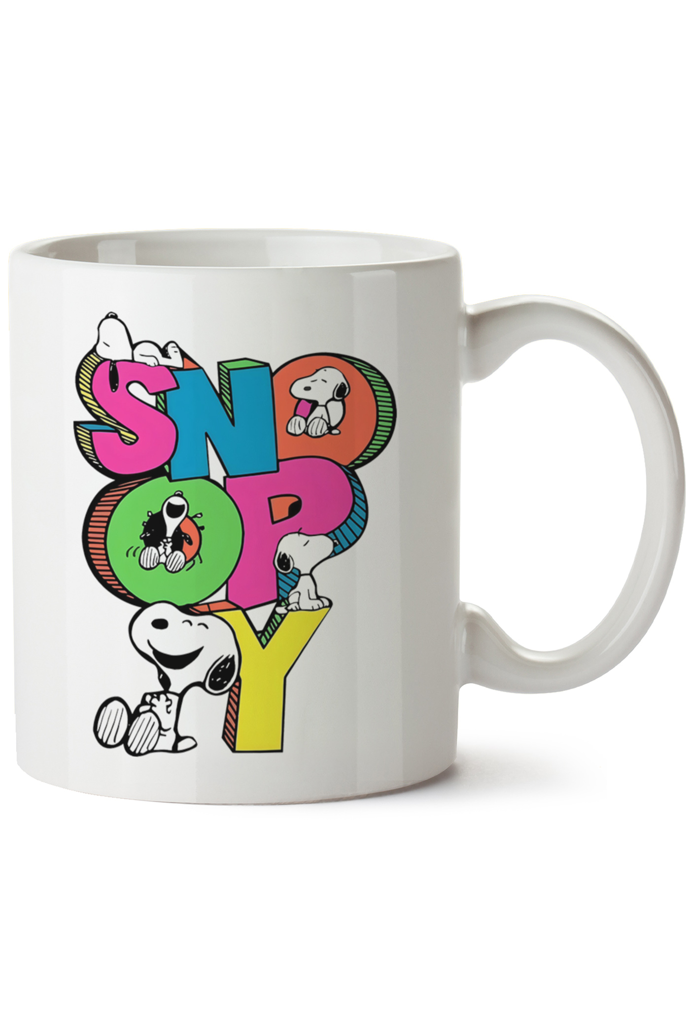 Snoopy Baskılı Porselen Kupa Bardak