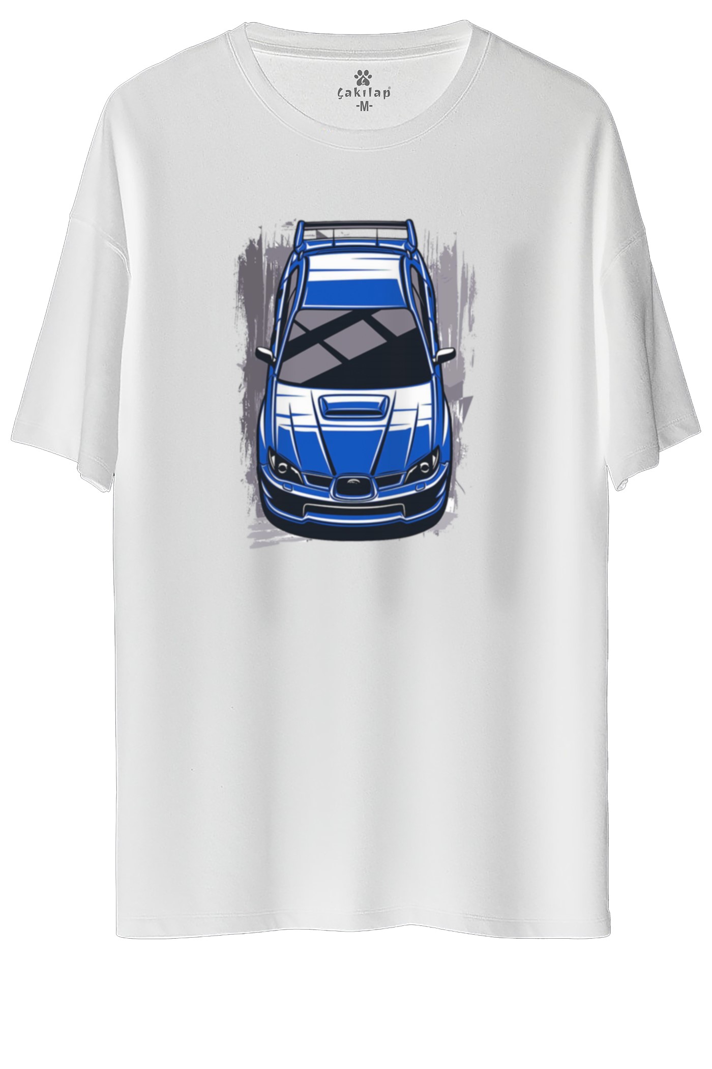 Subaru Baskılı Oversize Tişört