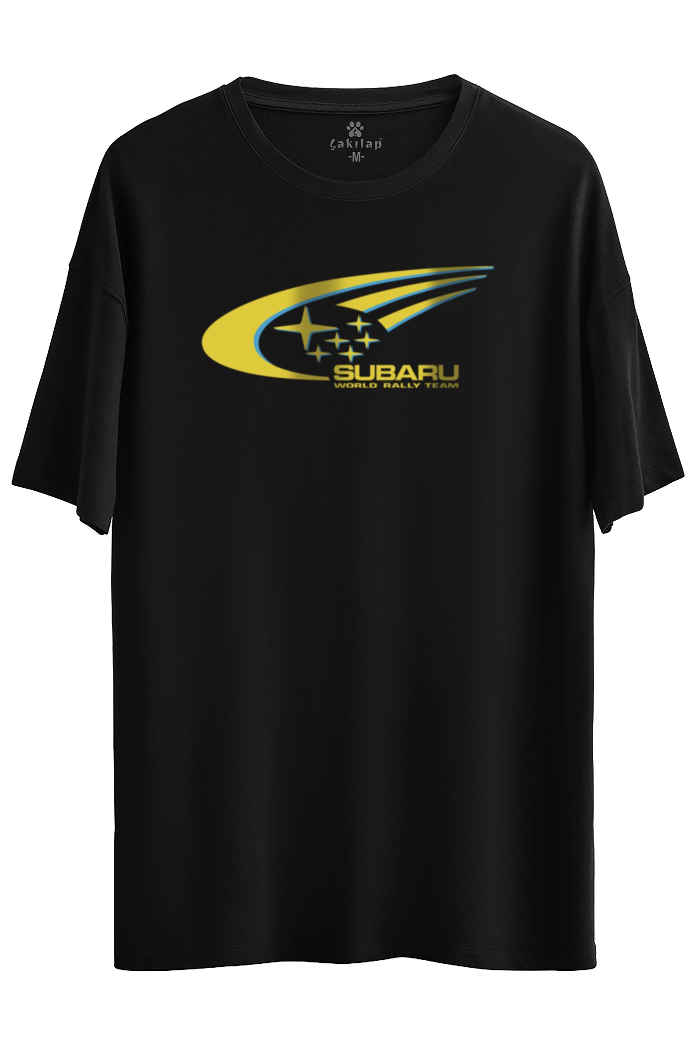 Subaru Baskılı Oversize Tişört