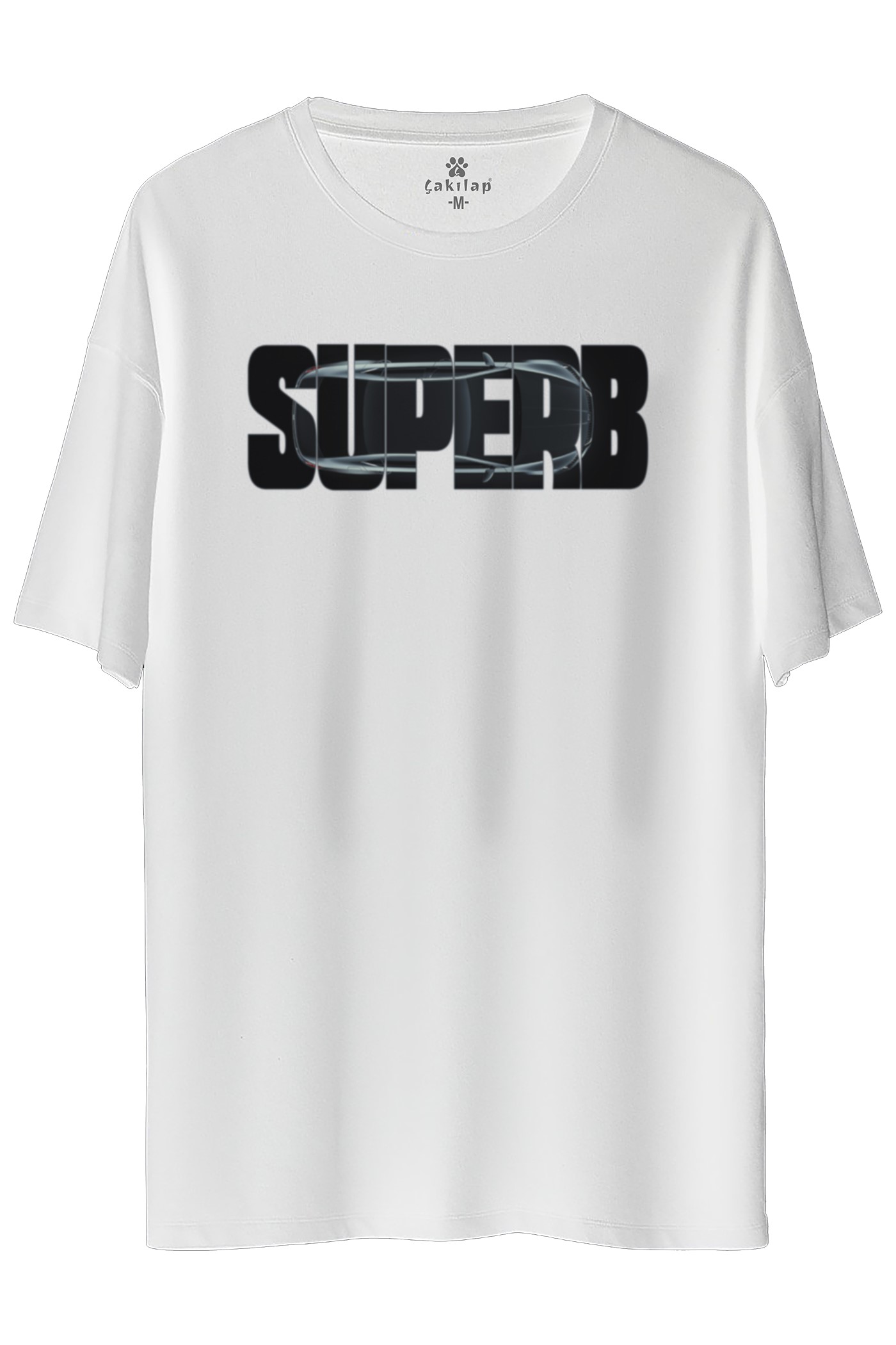 Skoda SuperBB7 Baskılı Oversize Tişört