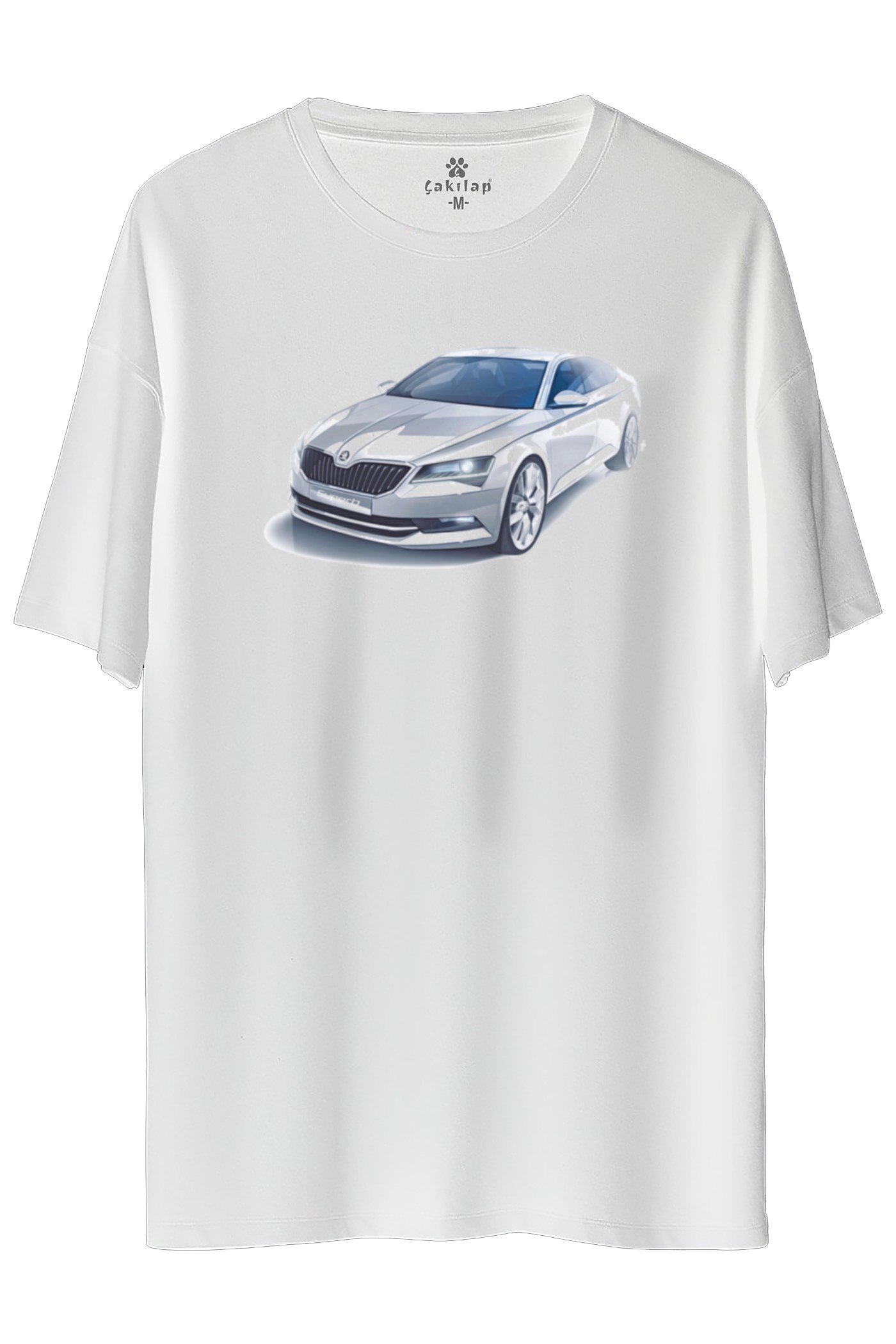 Skoda SuperBB7 Baskılı Oversize Tişört