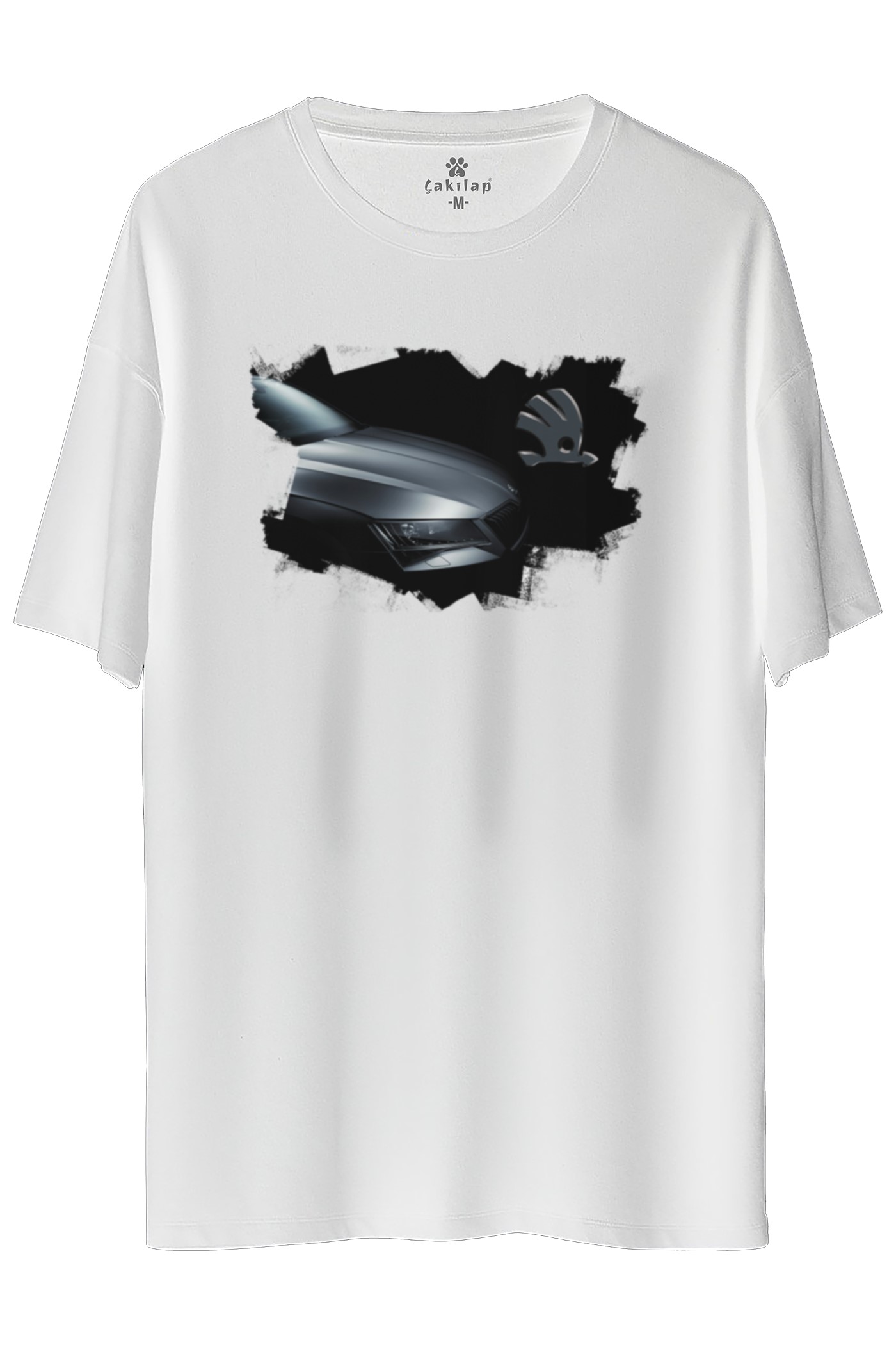 Skoda SuperBB7 Baskılı Oversize Tişört