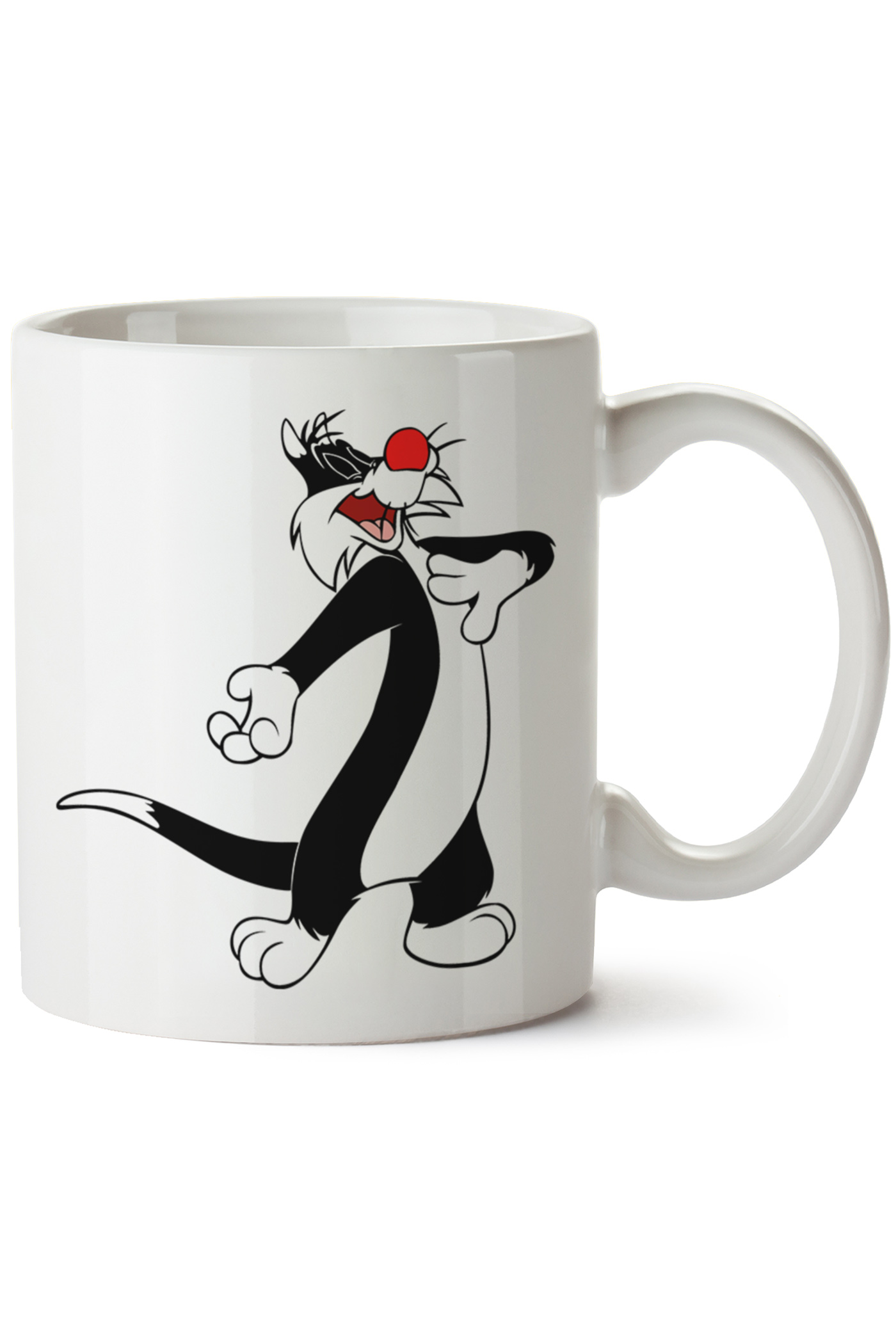 Sylvester Baskılı Porselen Kupa Bardak