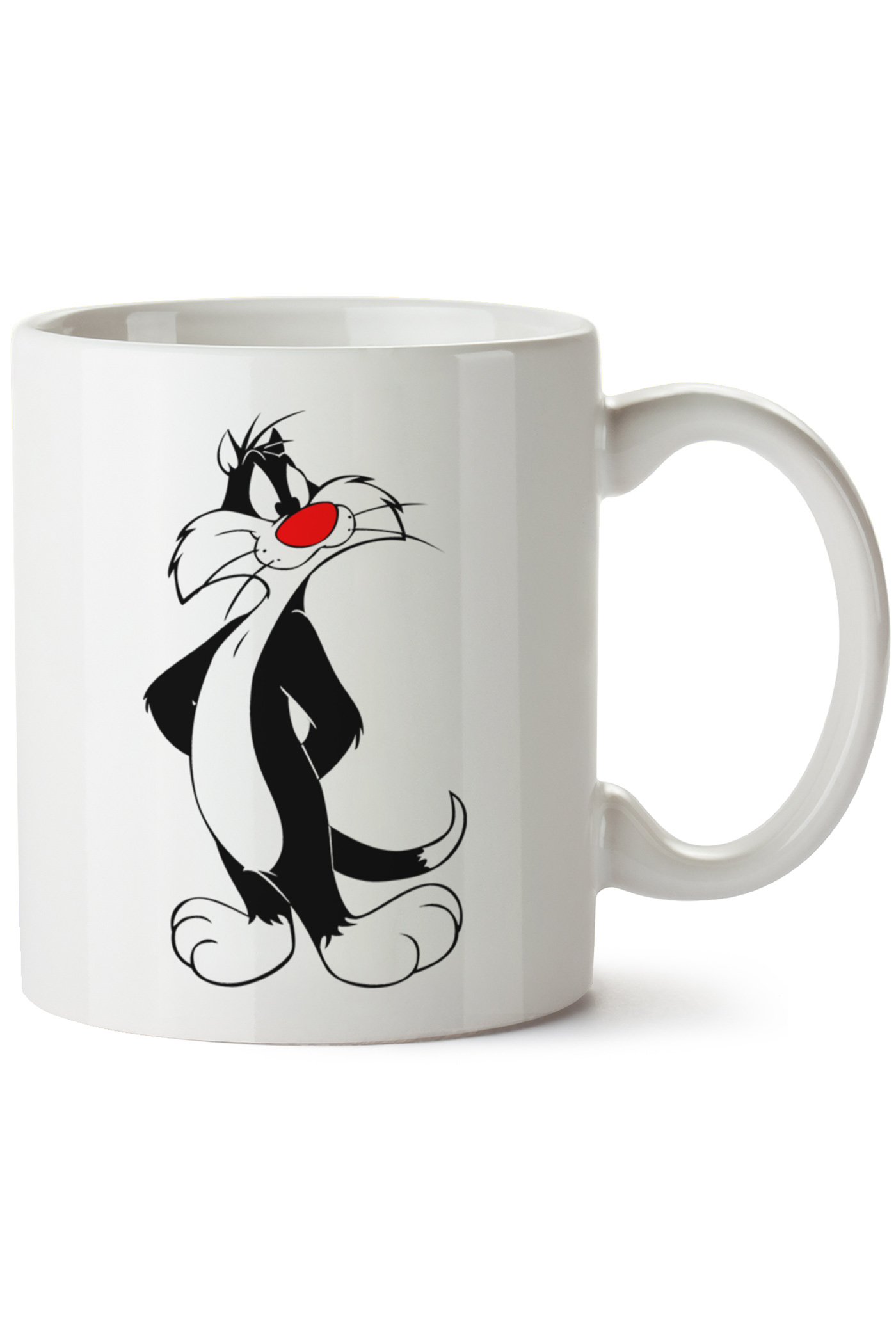 Sylvester Baskılı Porselen Kupa Bardak