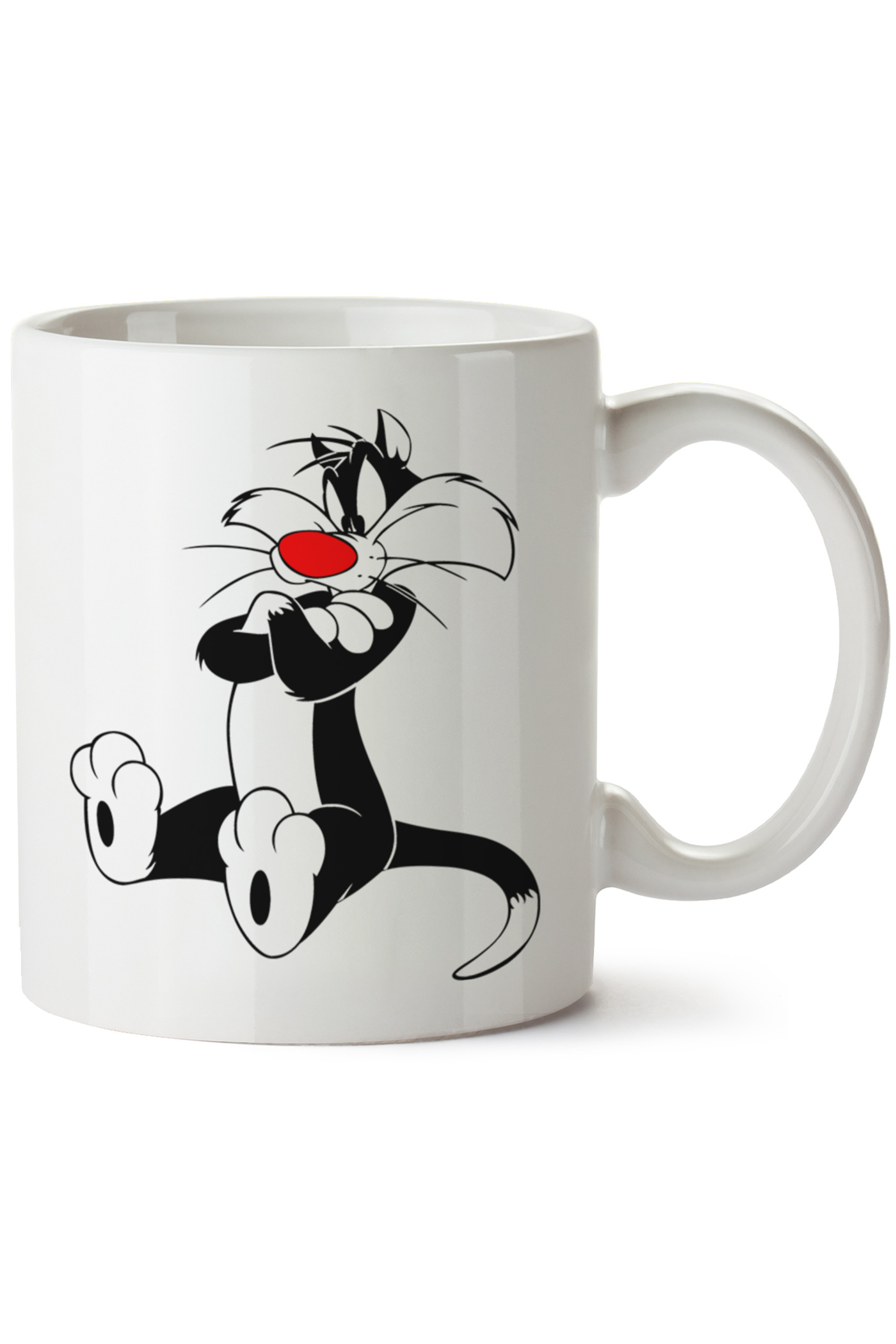 Sylvester Baskılı Porselen Kupa Bardak