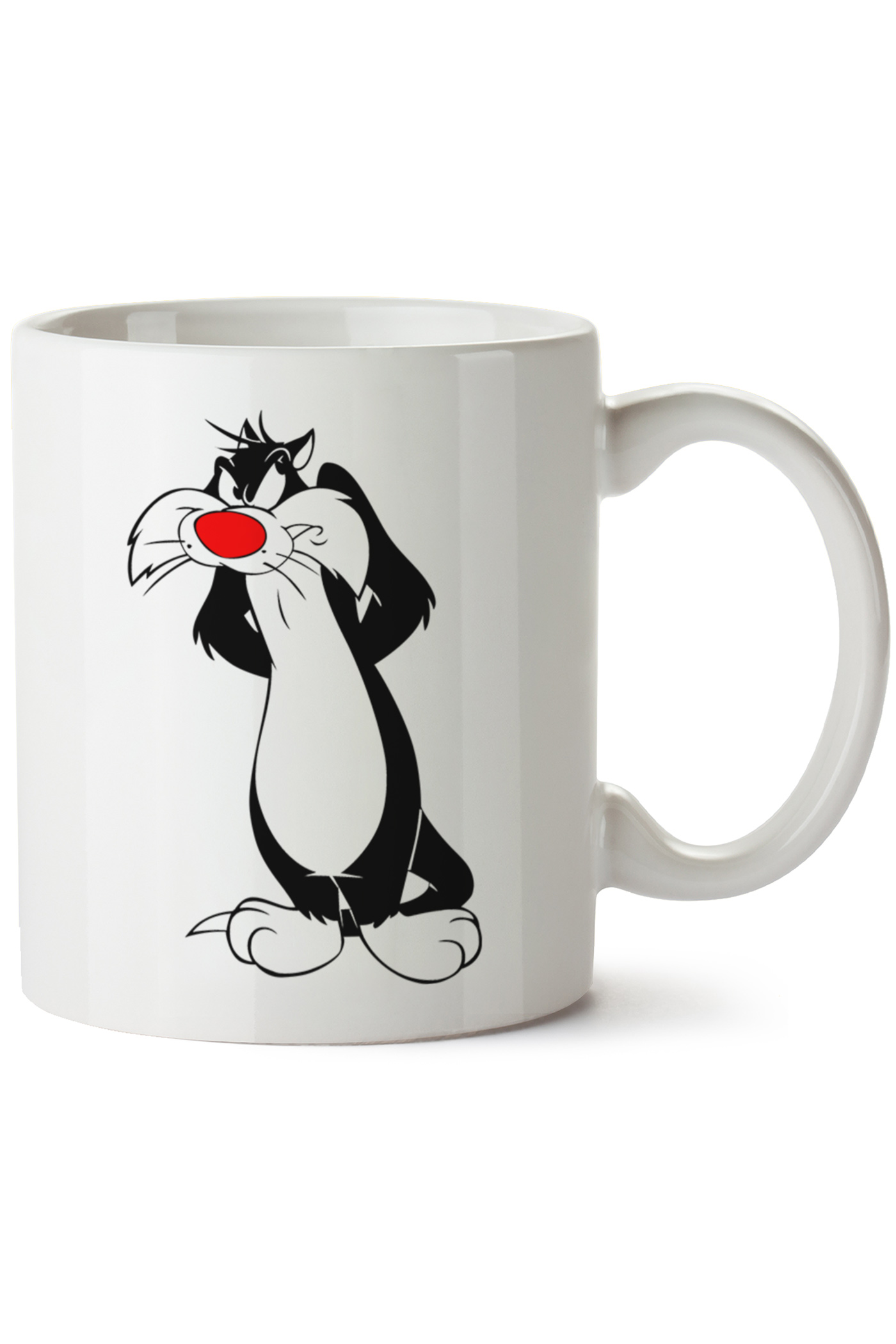 Sylvester Baskılı Porselen Kupa Bardak