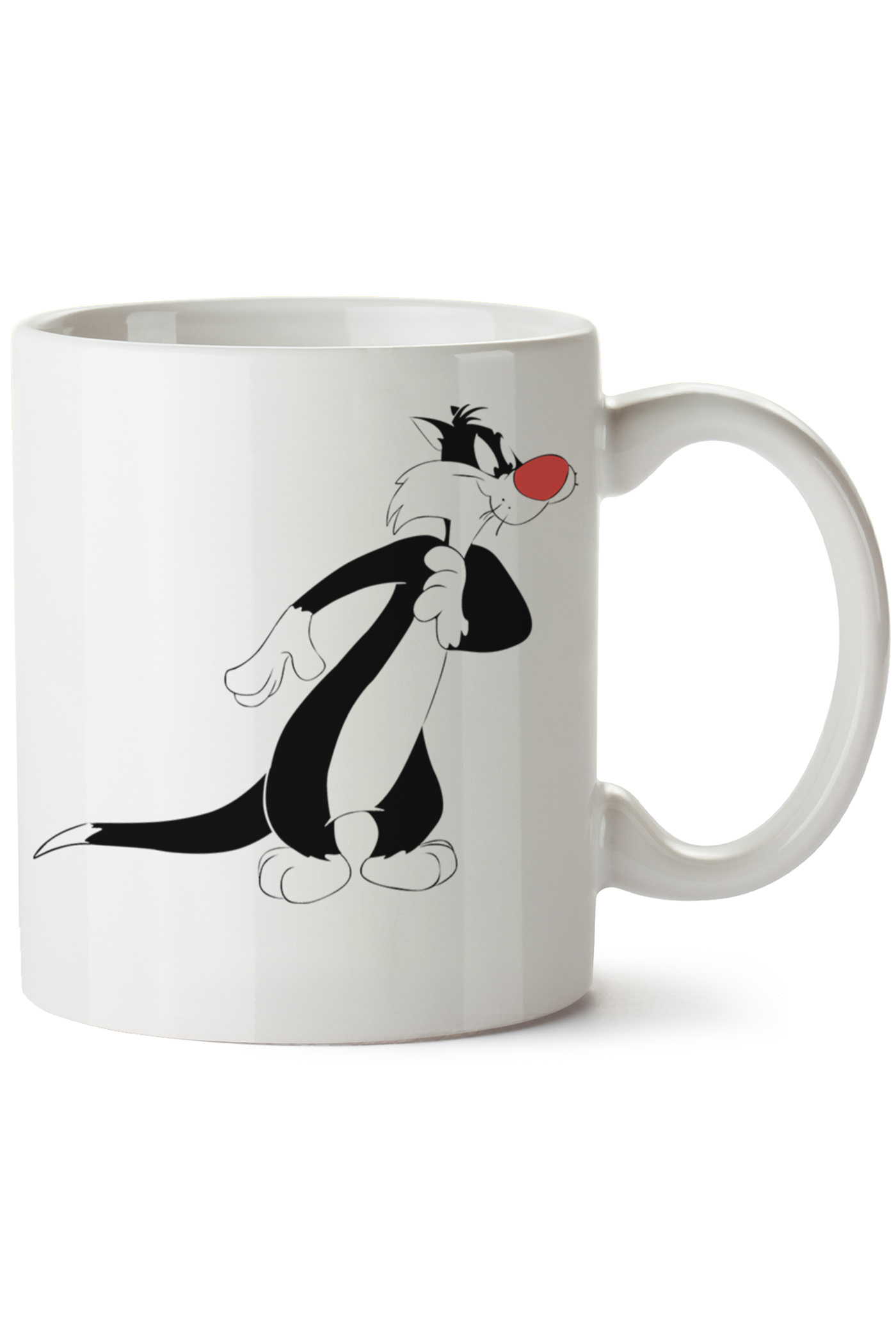 Sylvester Baskılı Porselen Kupa Bardak