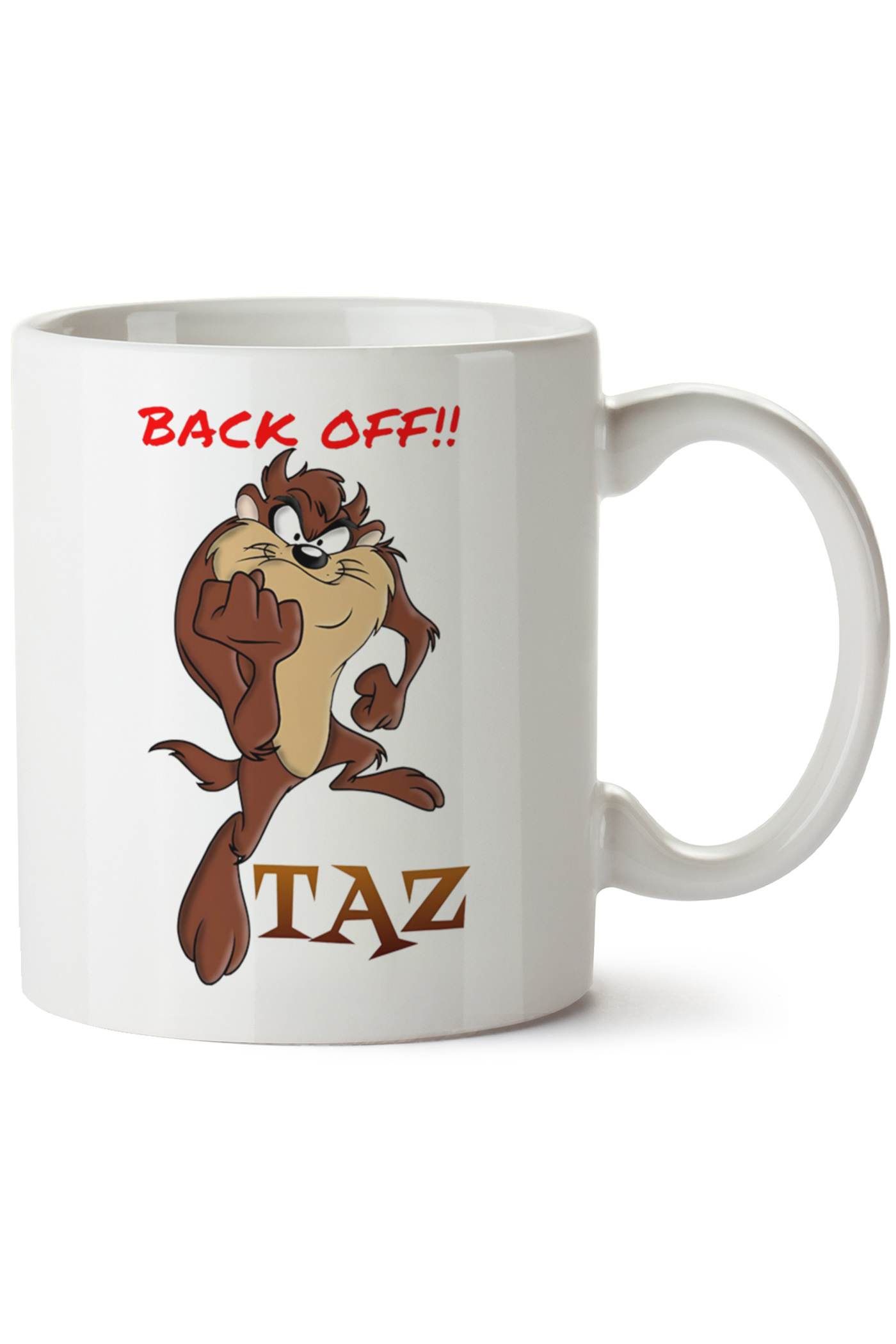 Tazmanya Canavarı Baskılı Porselen Kupa Bardak