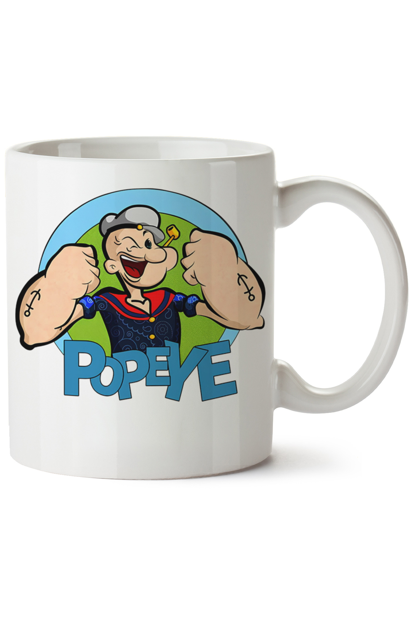 Temel Reis Baskılı Porselen Kupa Bardak