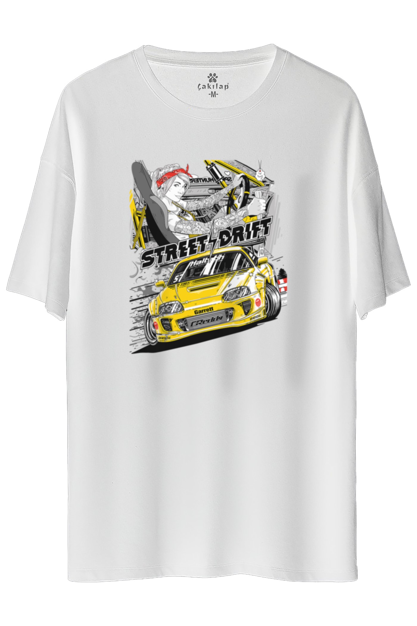 Toyota Supra Baskılı Oversize Tişört