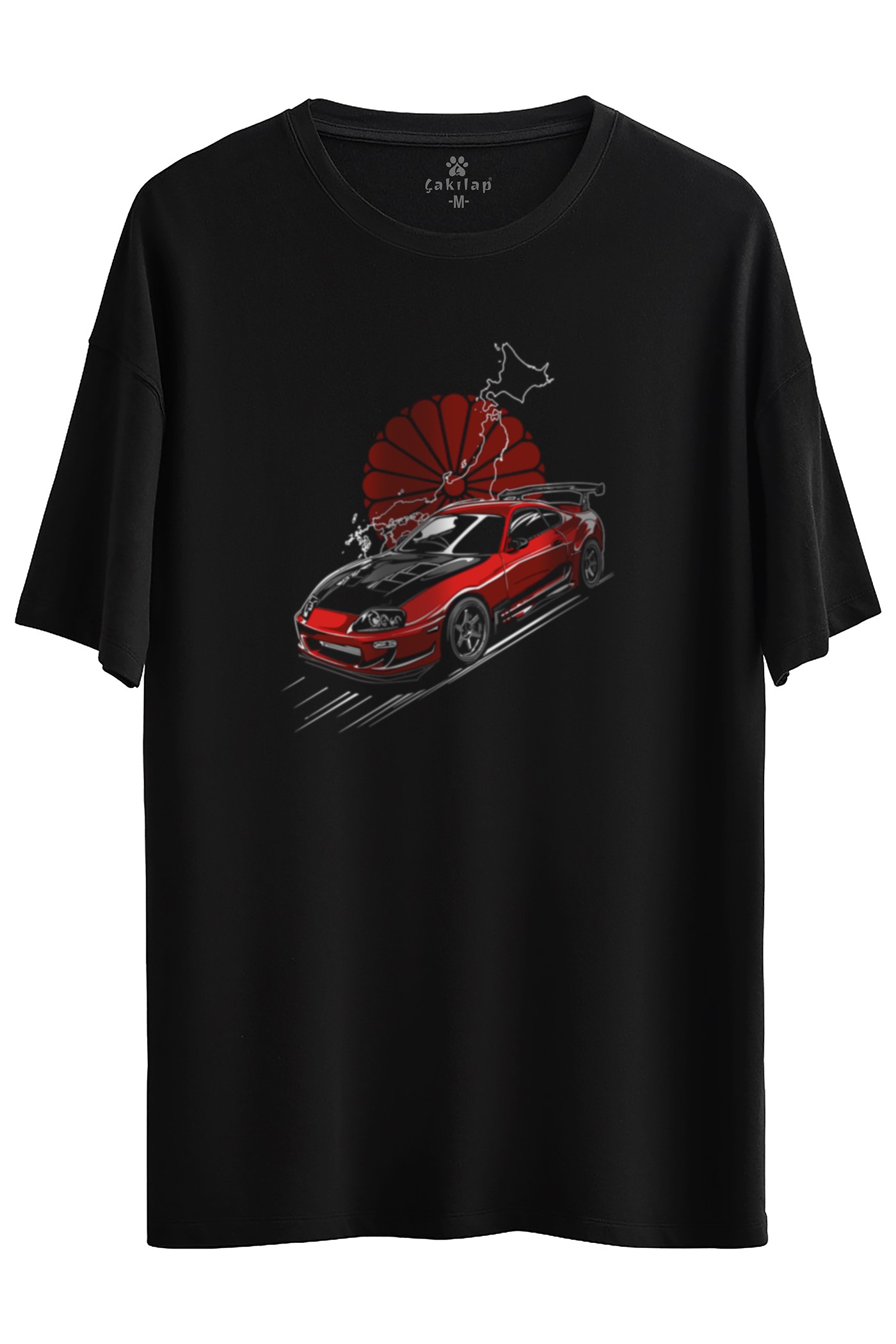 Toyota Supra Baskılı Oversize Tişört