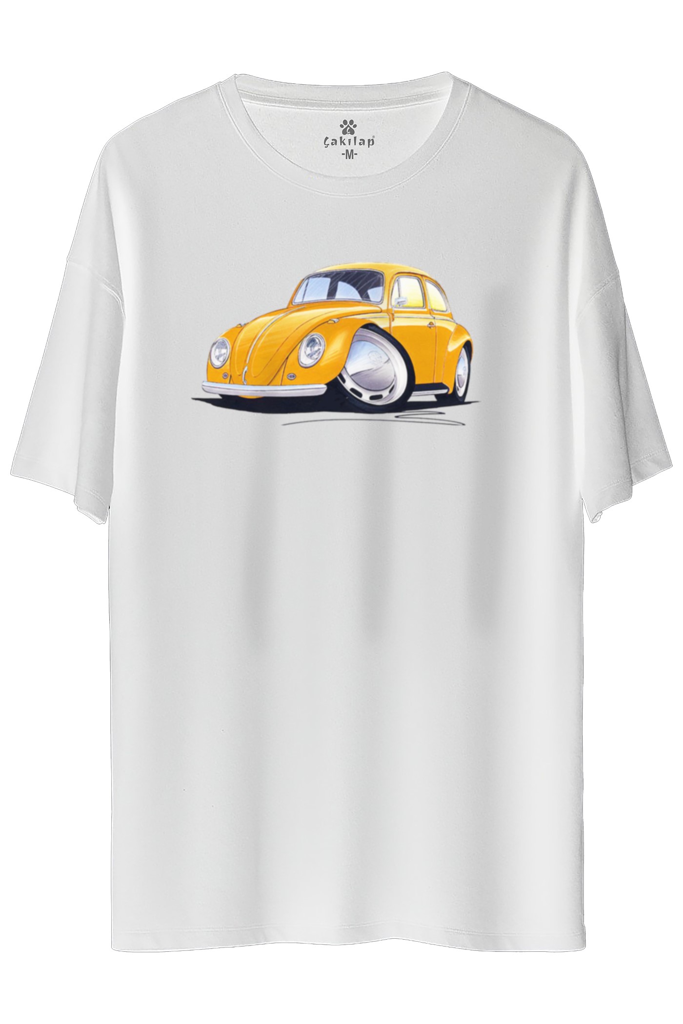 Vw Beetle Baskılı Oversize Tişört