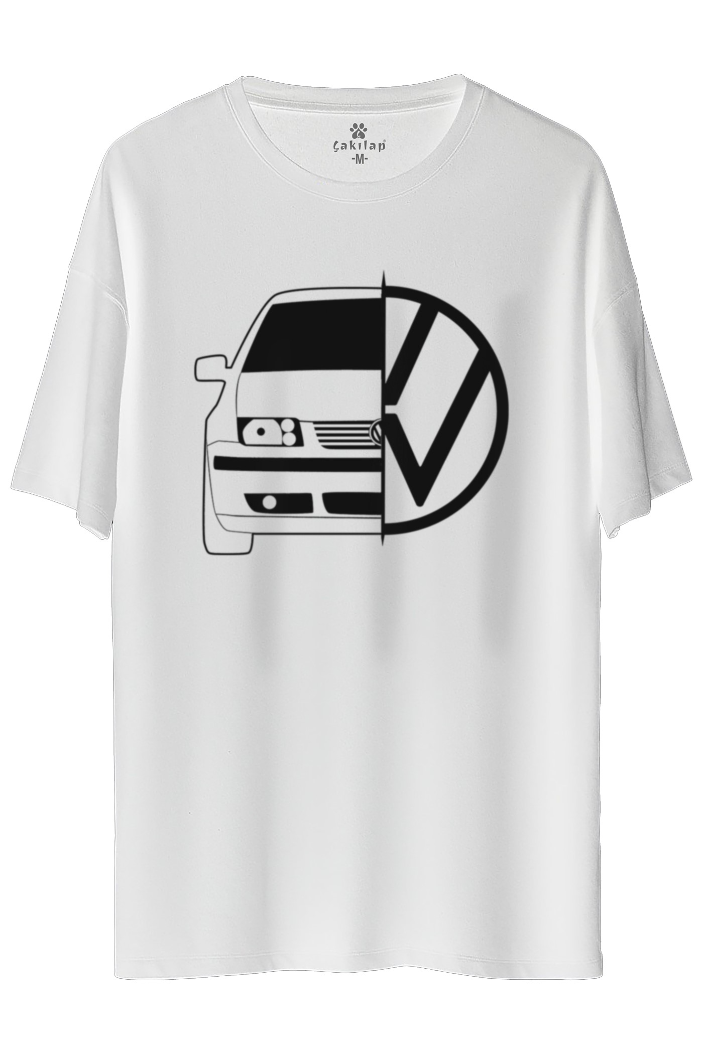 Vw Bora Baskılı Oversize Tişört