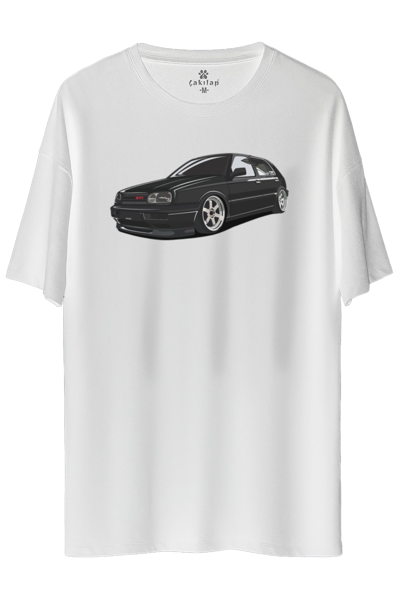 Vw Golf 3 Baskılı Oversize Tişört