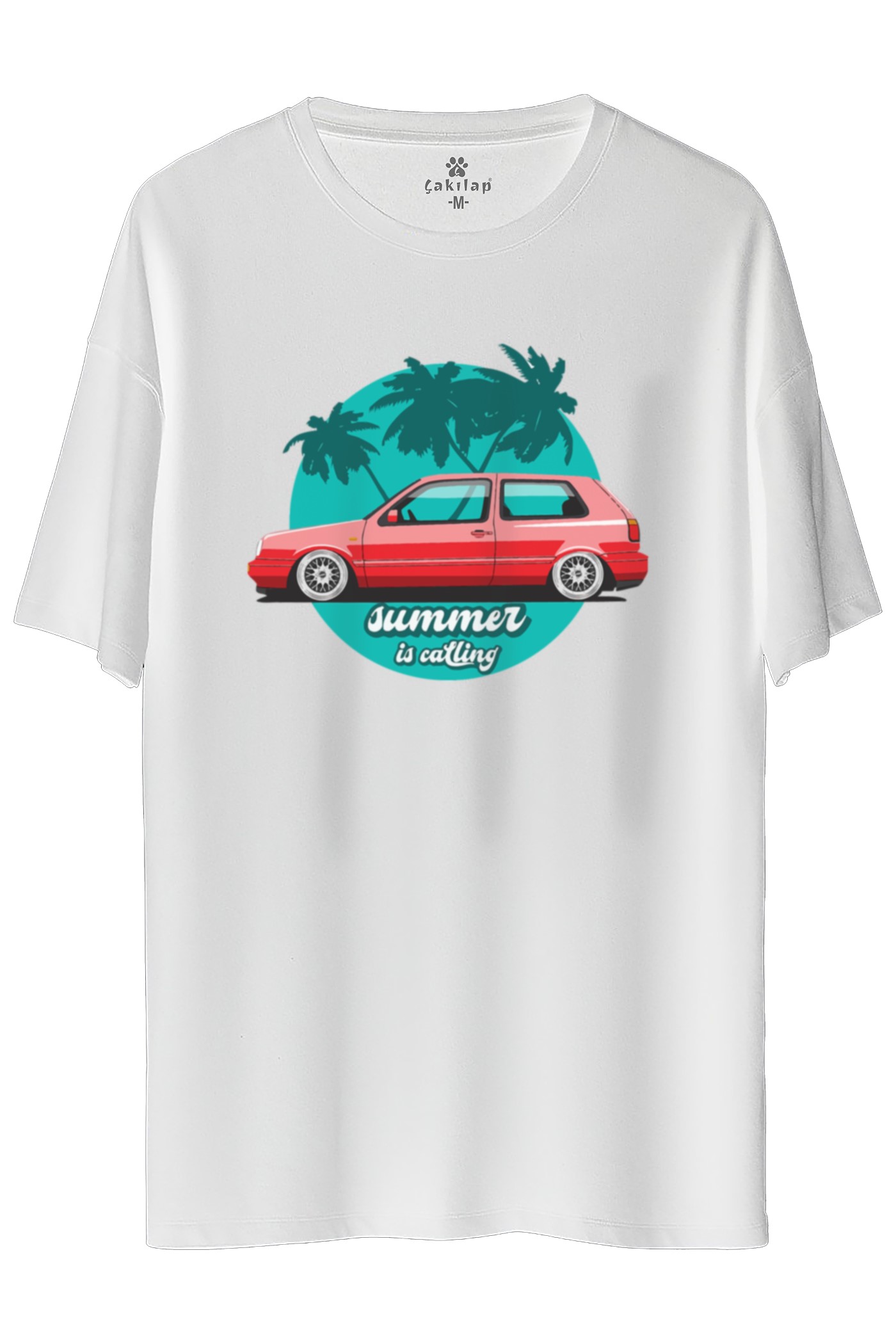 Vw Golf 3 Baskılı Oversize Tişört