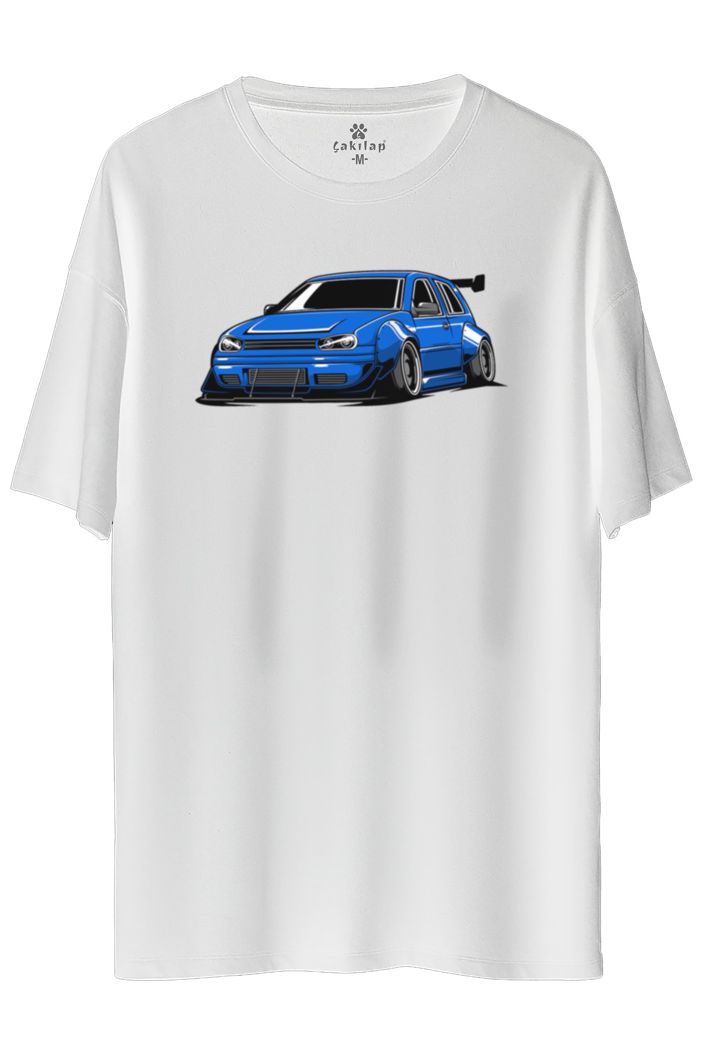 Vw Golf 4 Baskılı Oversize Tişört