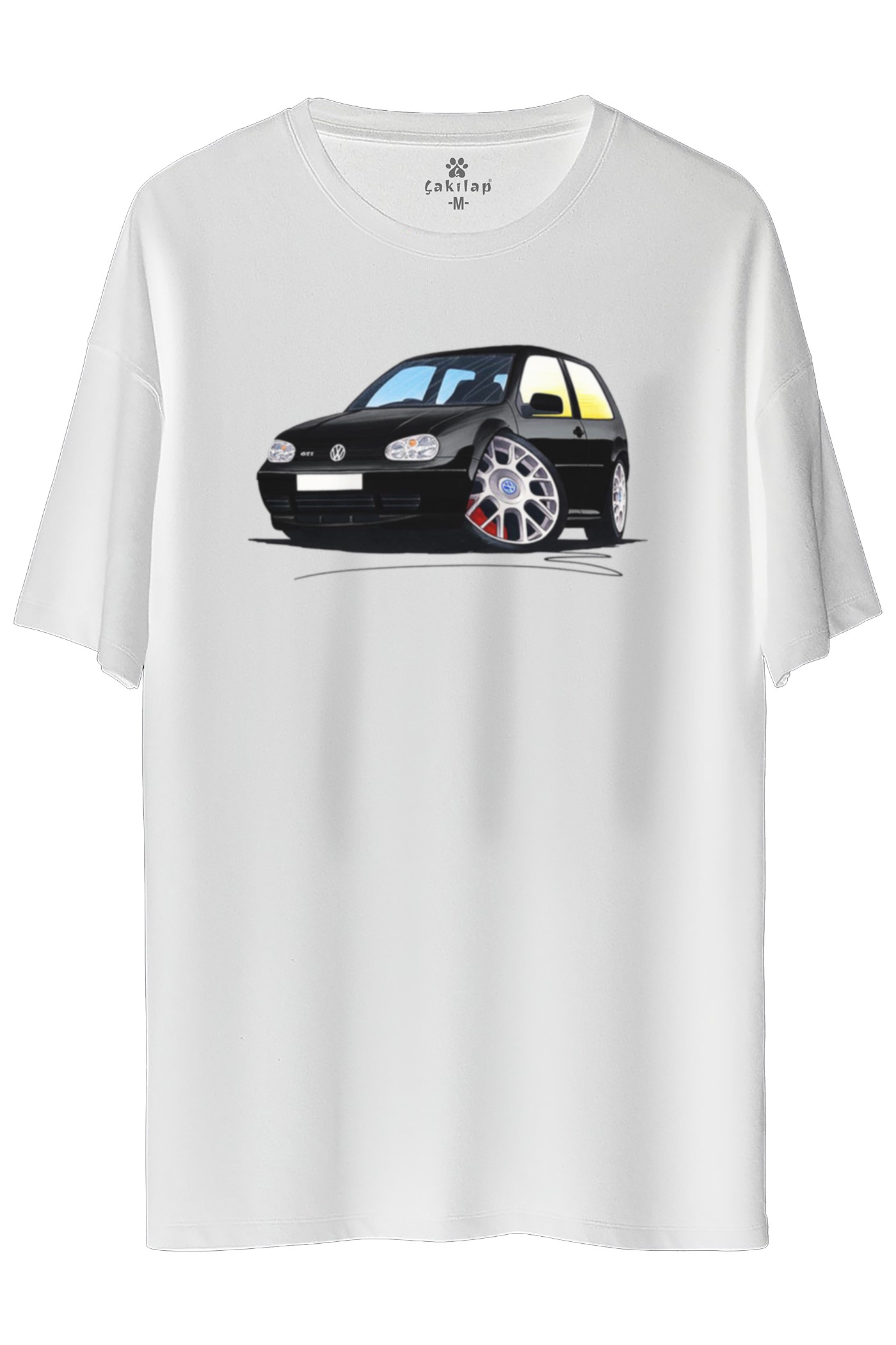 Vw Golf 4 Baskılı Oversize Tişört