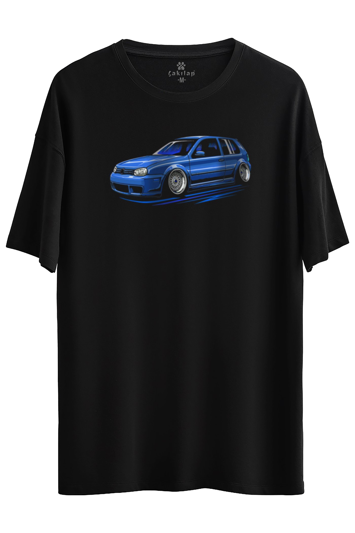 Vw Golf 4 Baskılı Oversize Tişört