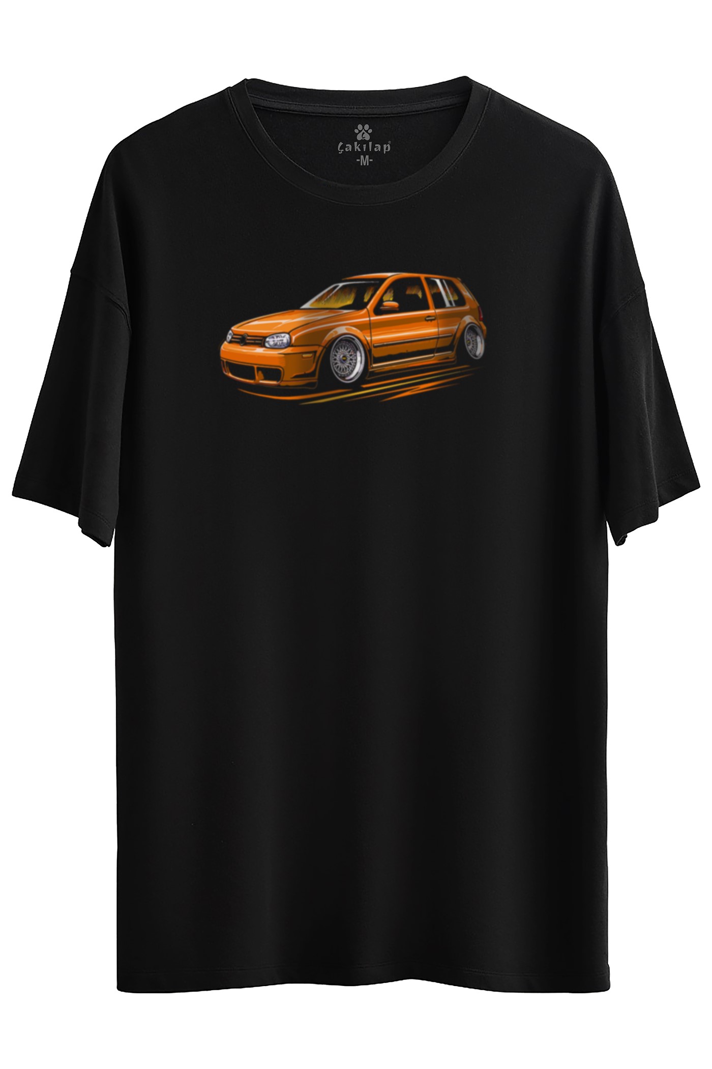 Vw Golf 4 Baskılı Oversize Tişört