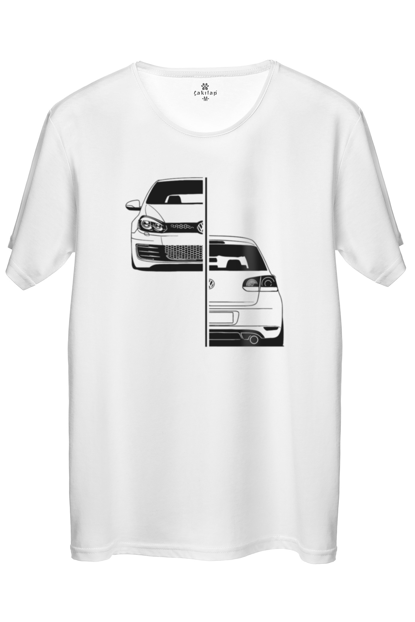 Vw Golf 6 Baskılı Regular Tişört