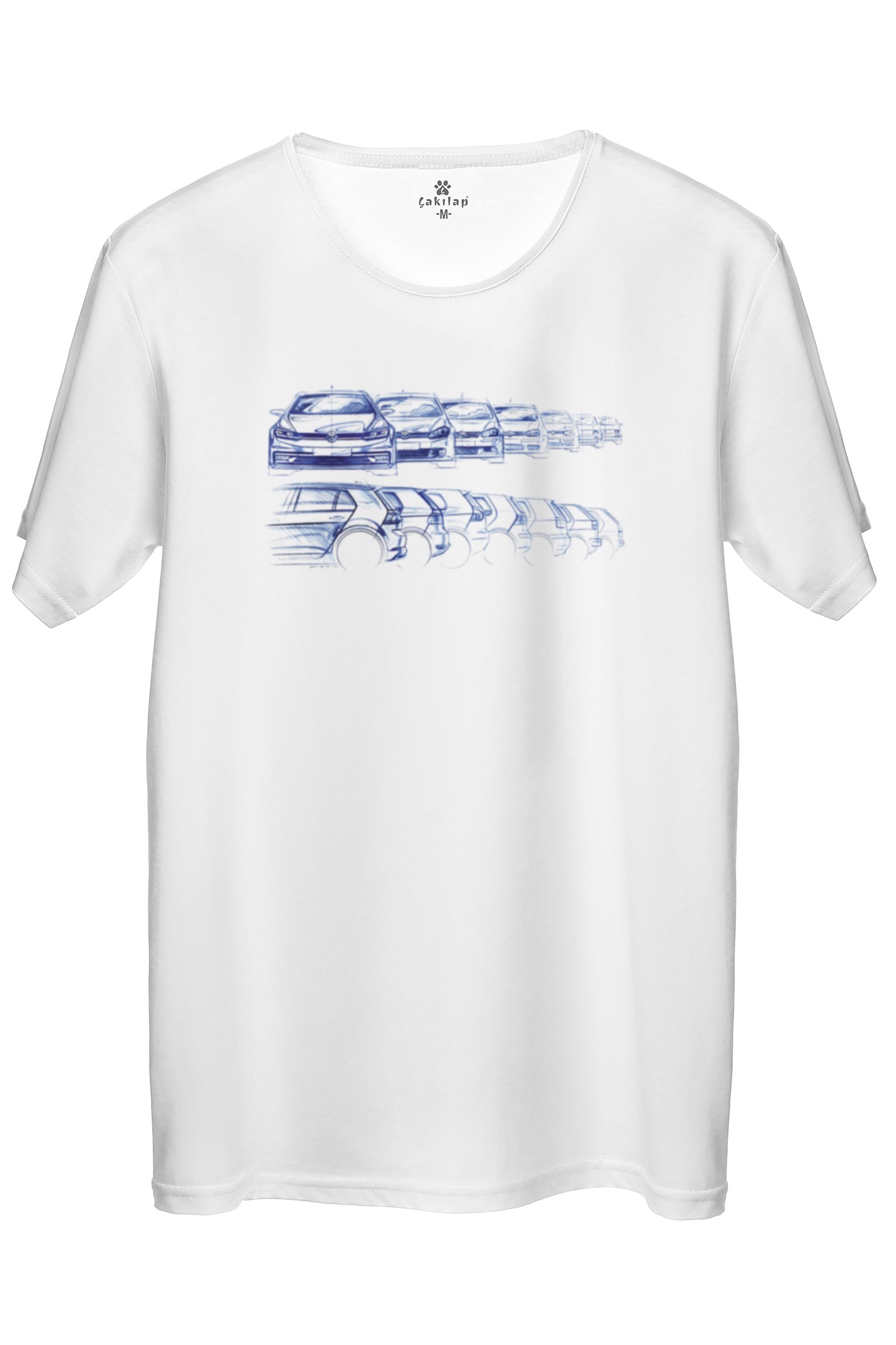 Vw Golf 7 Baskılı Regular Tişört