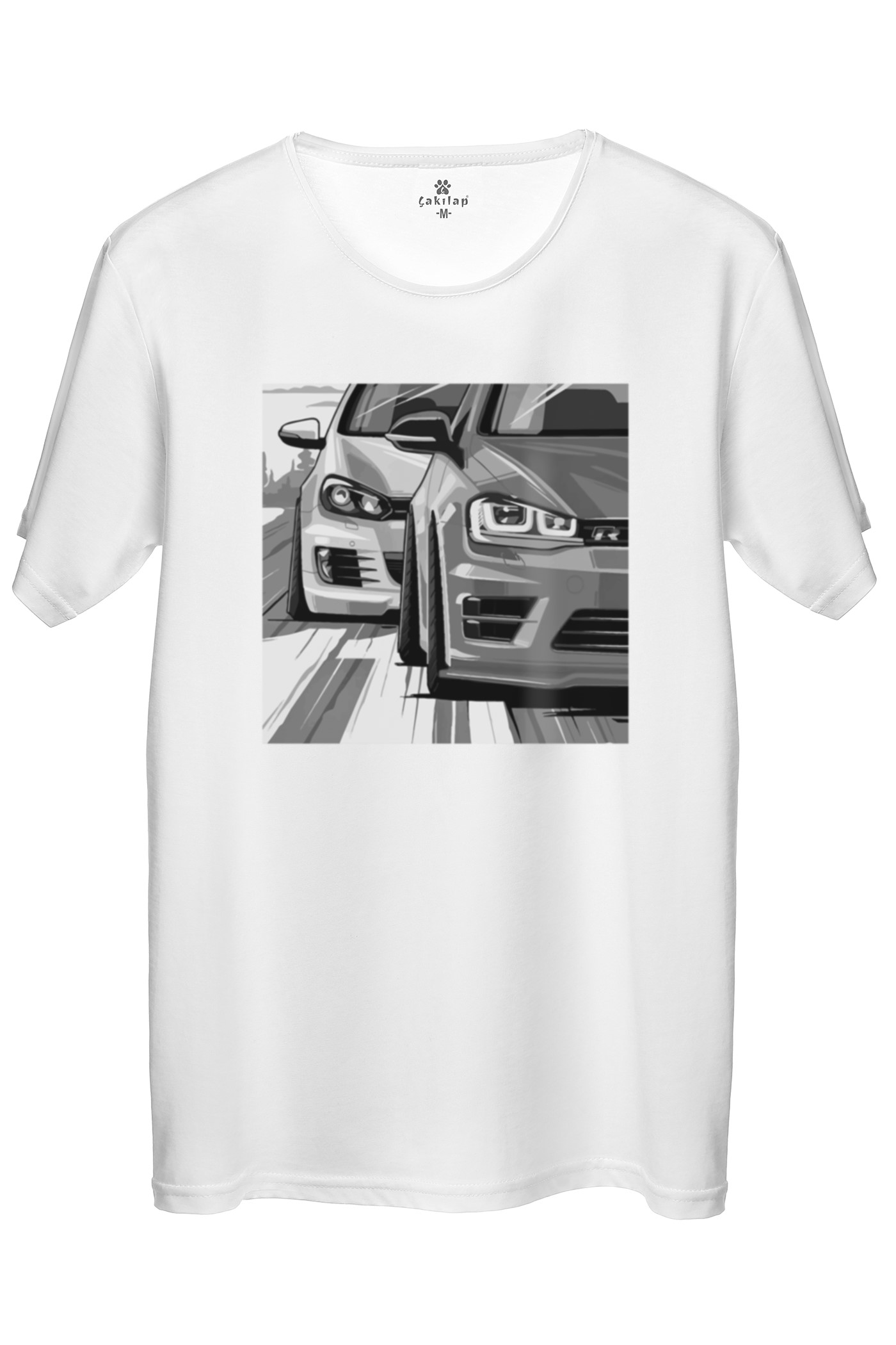 Vw Golf 7 Baskılı Regular Tişört